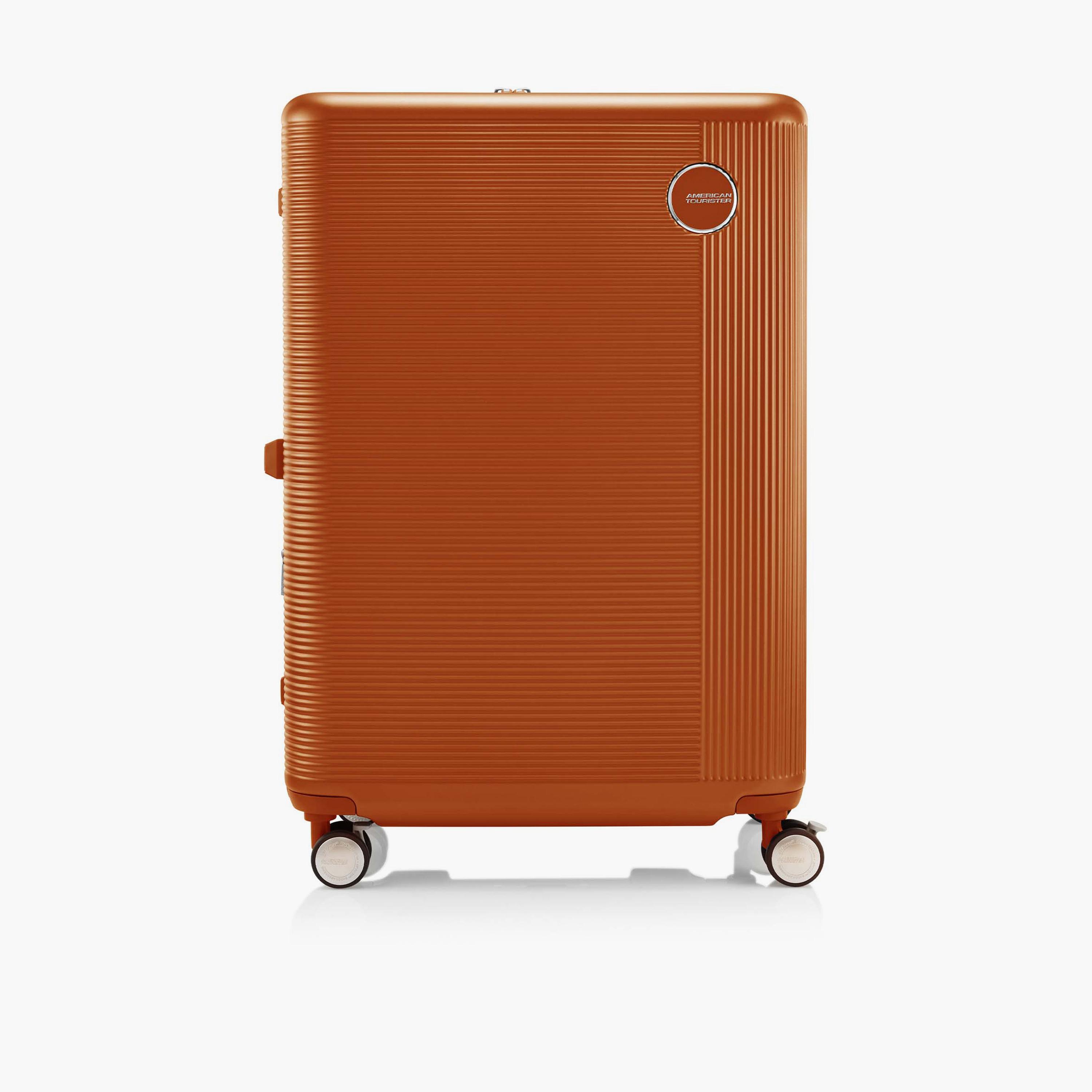 American Tourister Gemina Pro 75 CM Large Check-in Polycarbonate with ABS Hard-Sided 4-Wheeler Spinner Trolley Bag with TSA Lock-travel-luggagesandbags-luggage-image-1