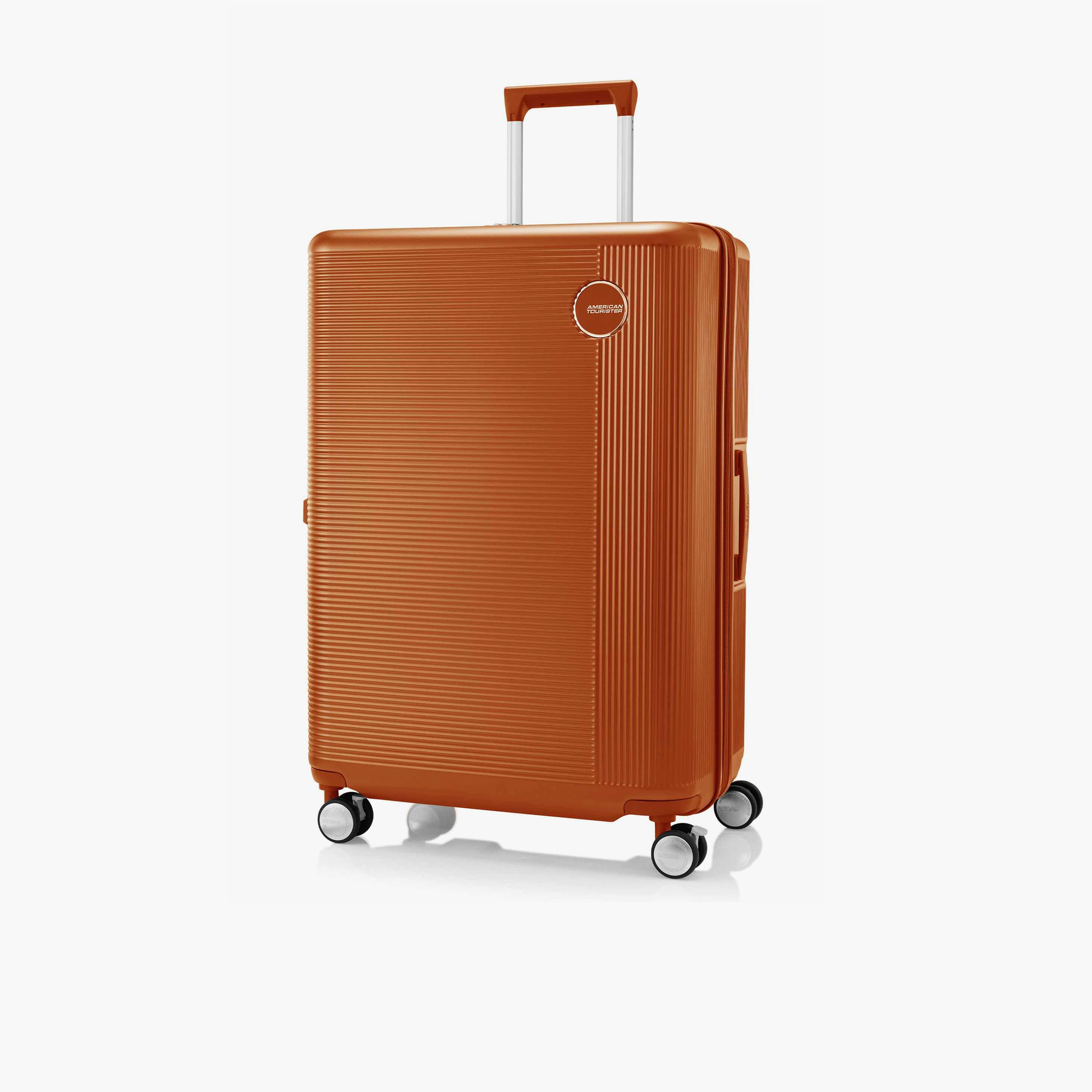 American Tourister Gemina Pro 75 CM Large Check-in Polycarbonate with ABS Hard-Sided 4-Wheeler Spinner Trolley Bag with TSA Lock-travel-luggagesandbags-luggage-image-5