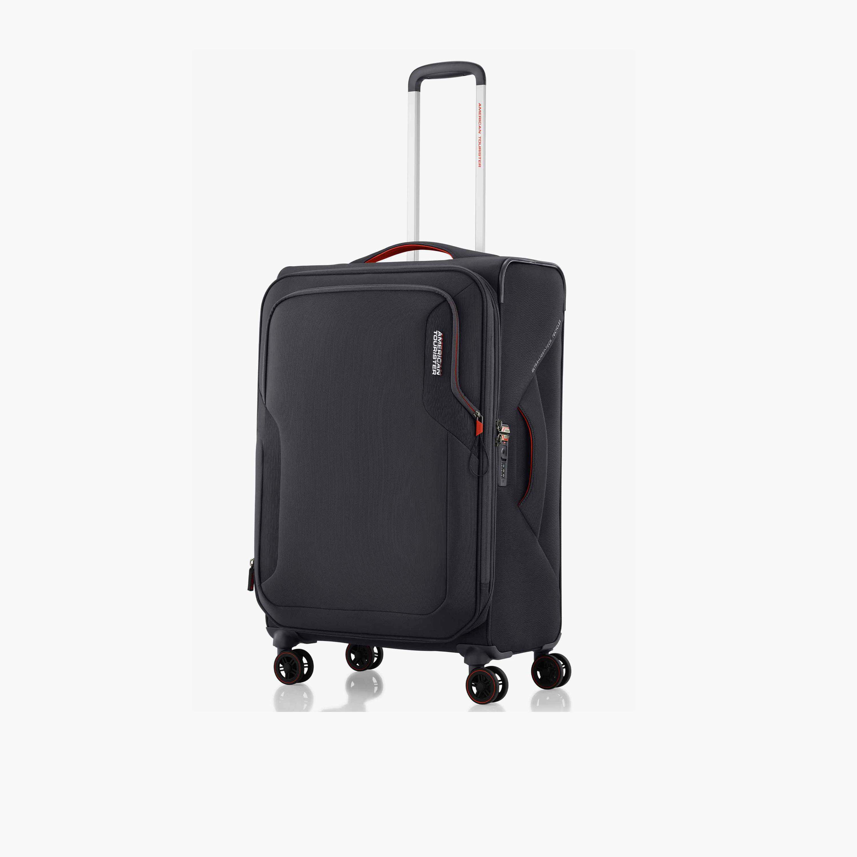 American Tourister Applite 5 82 CM Large Check-in Polyester Soft-Sided 4-Wheeler Spinner Trolley Bag with TSA Lock-travel-luggagesandbags-luggage-image-5