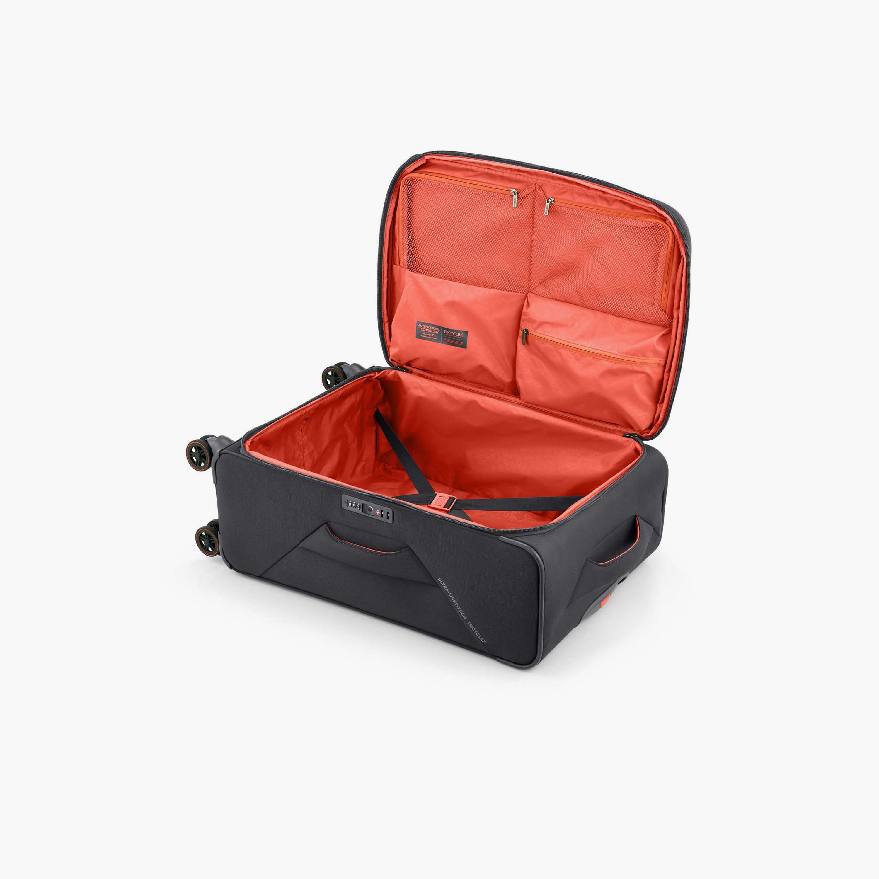 American Tourister Applite 5 82 CM Large Check-in Polyester Soft-Sided 4-Wheeler Spinner Trolley Bag with TSA Lock-travel-luggagesandbags-luggage-image-7