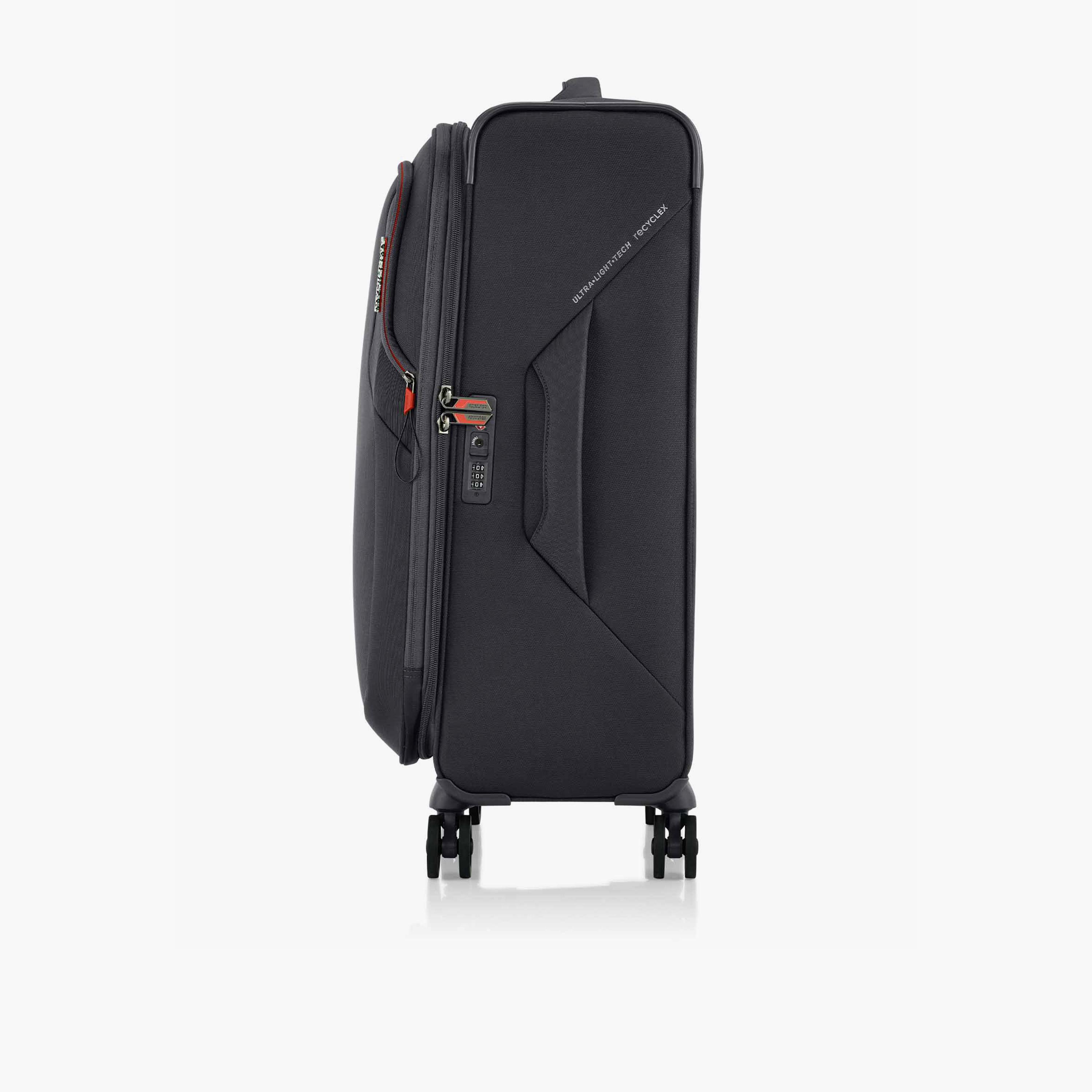 American Tourister Applite 5 82 CM Large Check-in Polyester Soft-Sided 4-Wheeler Spinner Trolley Bag with TSA Lock-travel-luggagesandbags-luggage-image-9