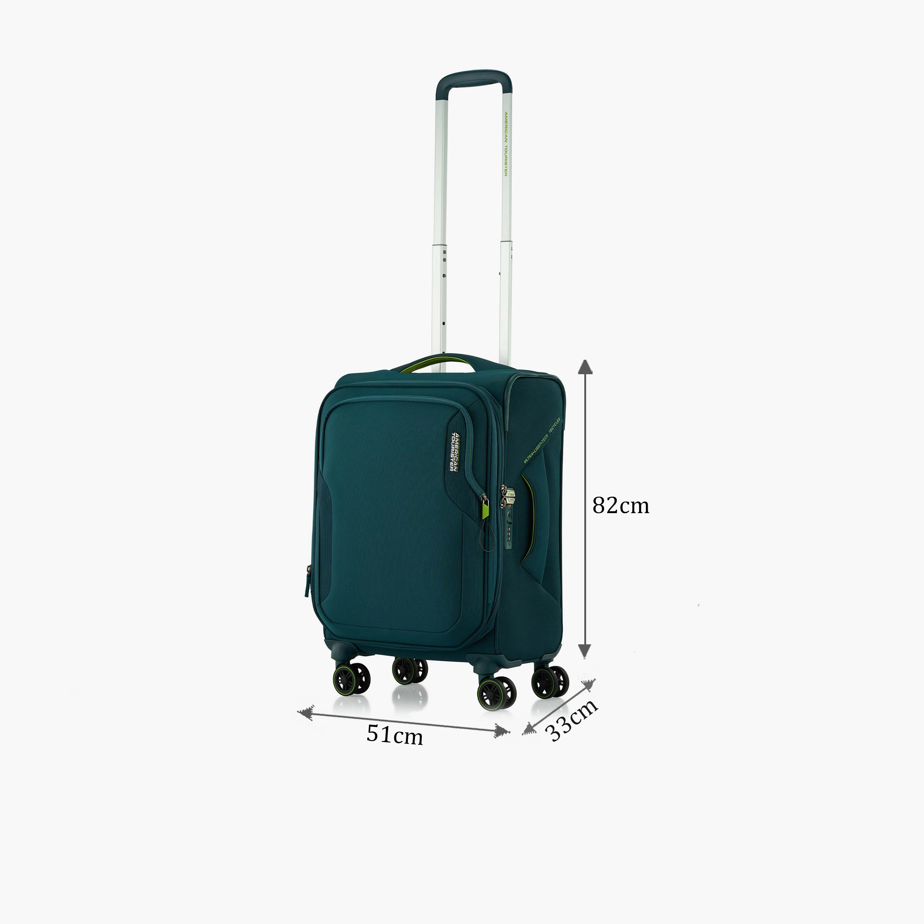 American Tourister Applite 5 82 CM Large Check-in Polyester Soft-Sided 4-Wheeler Spinner Trolley Bag with TSA Lock-travel-luggagesandbags-luggage-image-2