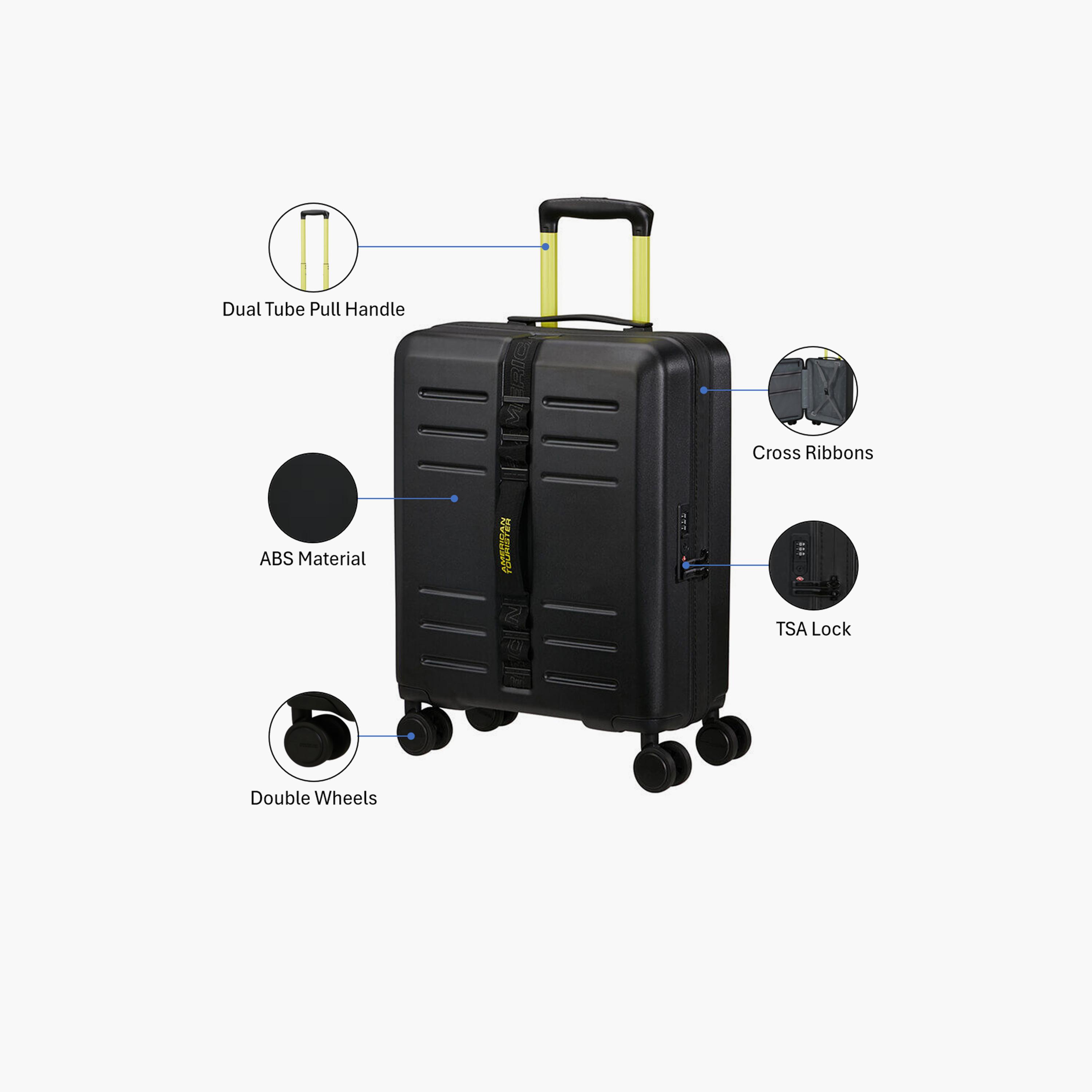 American Tourister Stranger Things 55 CM Small Cabin ABS Hard-Sided 4-Wheeler Spinner Trolley Bag with TSA Lock-travel-luggagesandbags-luggage-image-3