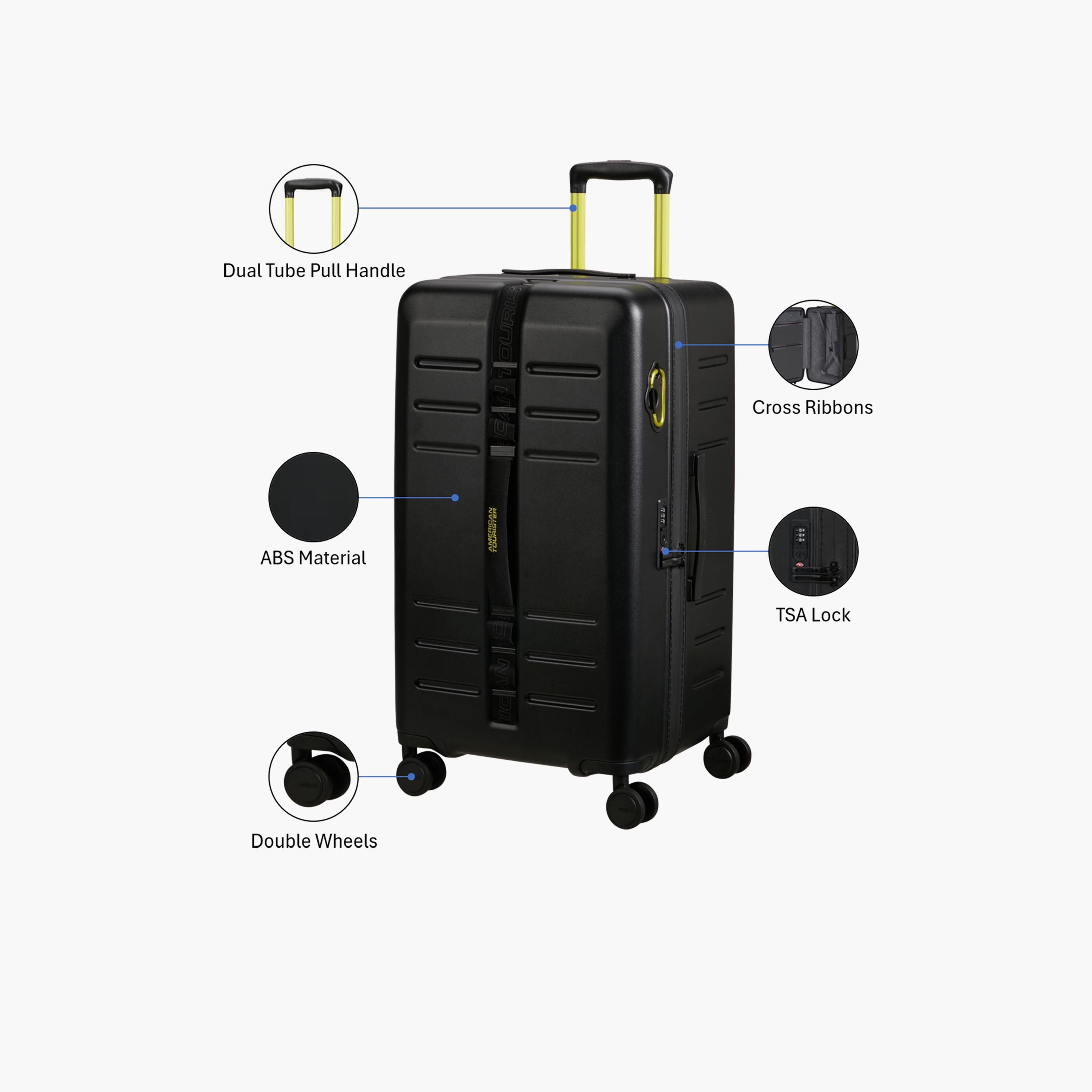 American Tourister Stranger Things 80 CM Large Check-in ABS Hard-Sided 4-Wheeler Spinner Trolley Bag with TSA Lock-travel-luggagesandbags-luggage-image-3