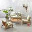 طقم جلسة خارجية 4 مقاعد مع طاولة - هوم جويز-furniture-outdoor-sofasandchairs-image-2