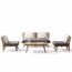 Homejoyz 4-Seater Outdoor Lounge Set with Table-furniture-outdoor-sofasandchairs-image-3