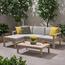 Homejoyz 4-Seater Outdoor Lounge Set with Table-furniture-outdoor-sofasandchairs-image-1
