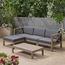 Homejoyz 4-Seater Outdoor Lounge Set with Table-furniture-outdoor-sofasandchairs-image-1