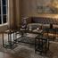 Homejoyz 5-Piece Glass Top Coffee Table and Side Table Set-promo_HC_SA_discountpromo_20042020-image-1
