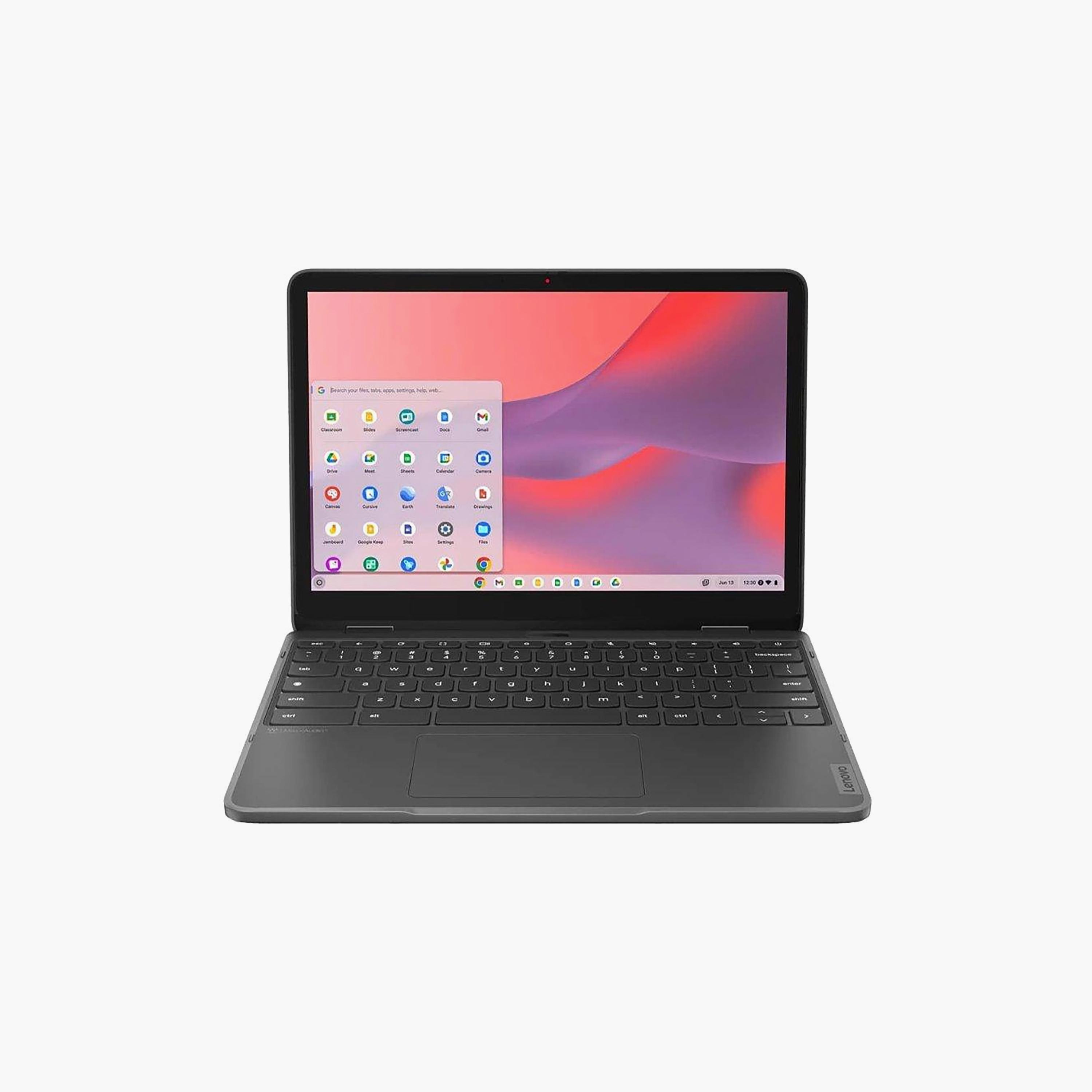 Lenovo 500e Yoga Chromebook Gen 4 Intel N100 8GB RAM 64GB 12.2 WUXGA Touch ChromeOS | 82W40036EV-electronics-laptops-image-1
