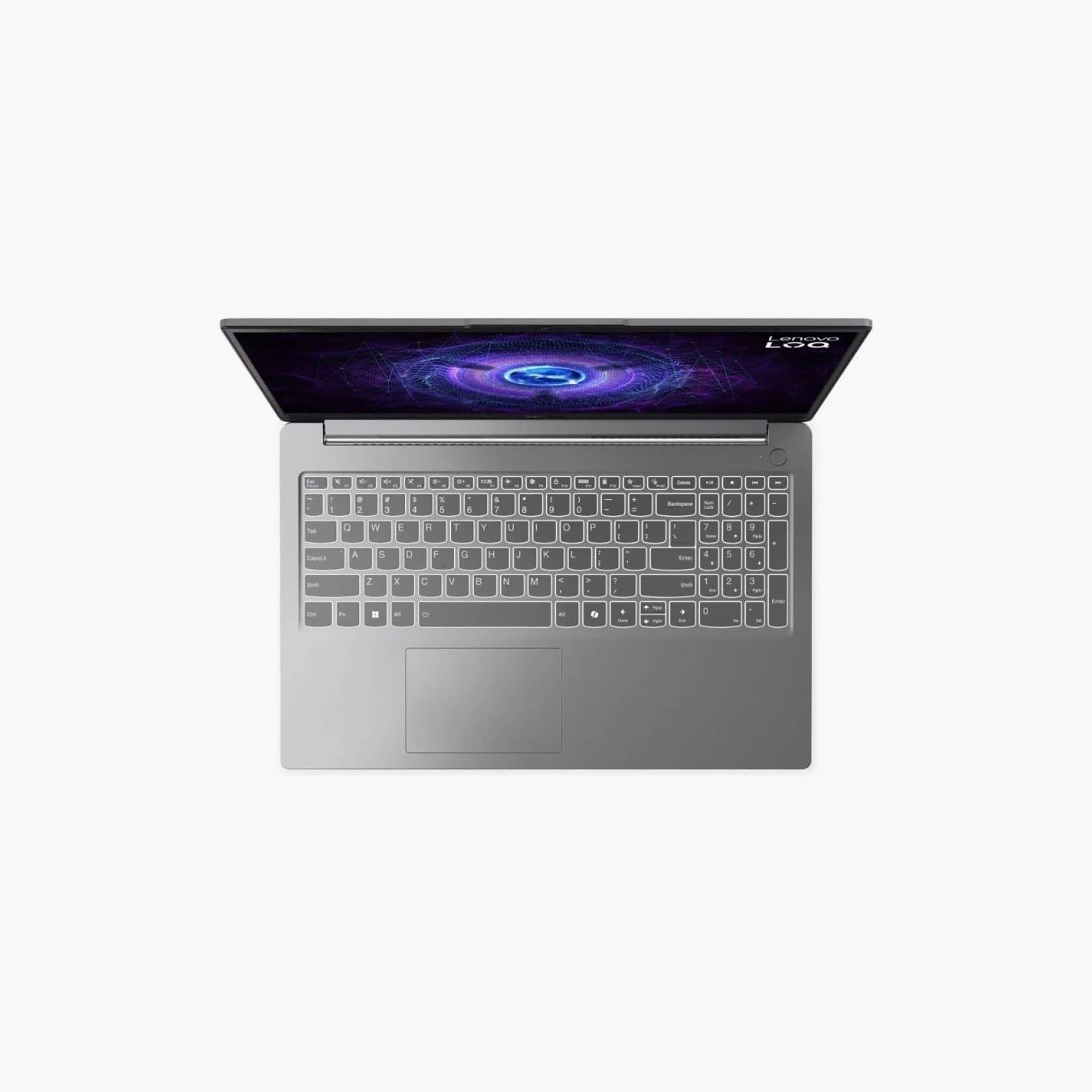 لابتوب الألعاب لينوفو إل أو كيو 15 (LOQ) بمعالج AMD رايزن 7 170، رام 16 جيجابايت، 512 جيجابايت SSD، كرت شاشة RTX 3050 سعة 6 جيجابايت، شاشة 15.6 بوصة FHD، ويندوز 11 - رمادي لونا | 83S0008SAX-electronics-laptops-image-8