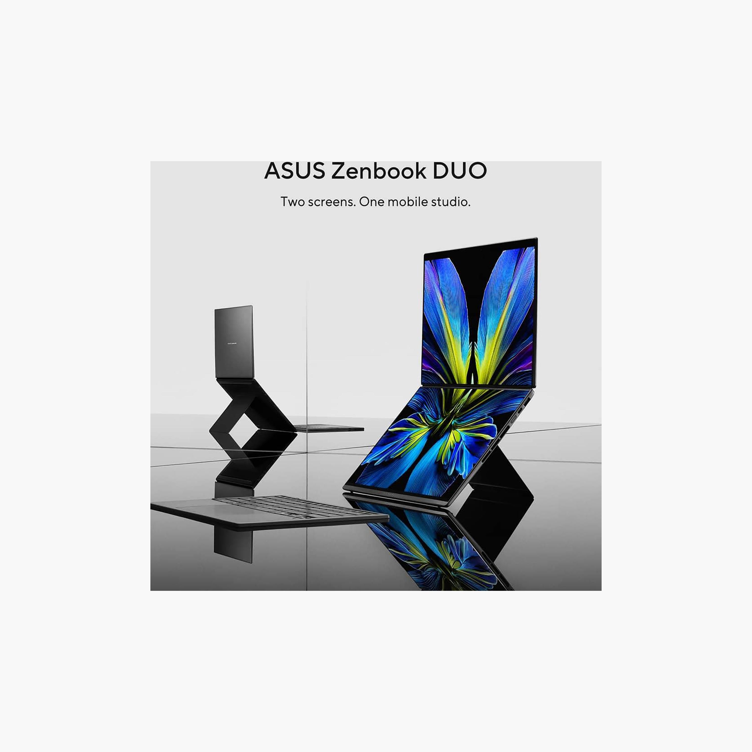 Asus Zenbook Duo Intel Ultra 7 355 32GB RAM 1TB SSD 14" 3K OLED Touch Win11H Gray | UX8407AA-SN062W-electronics-laptops-image-2
