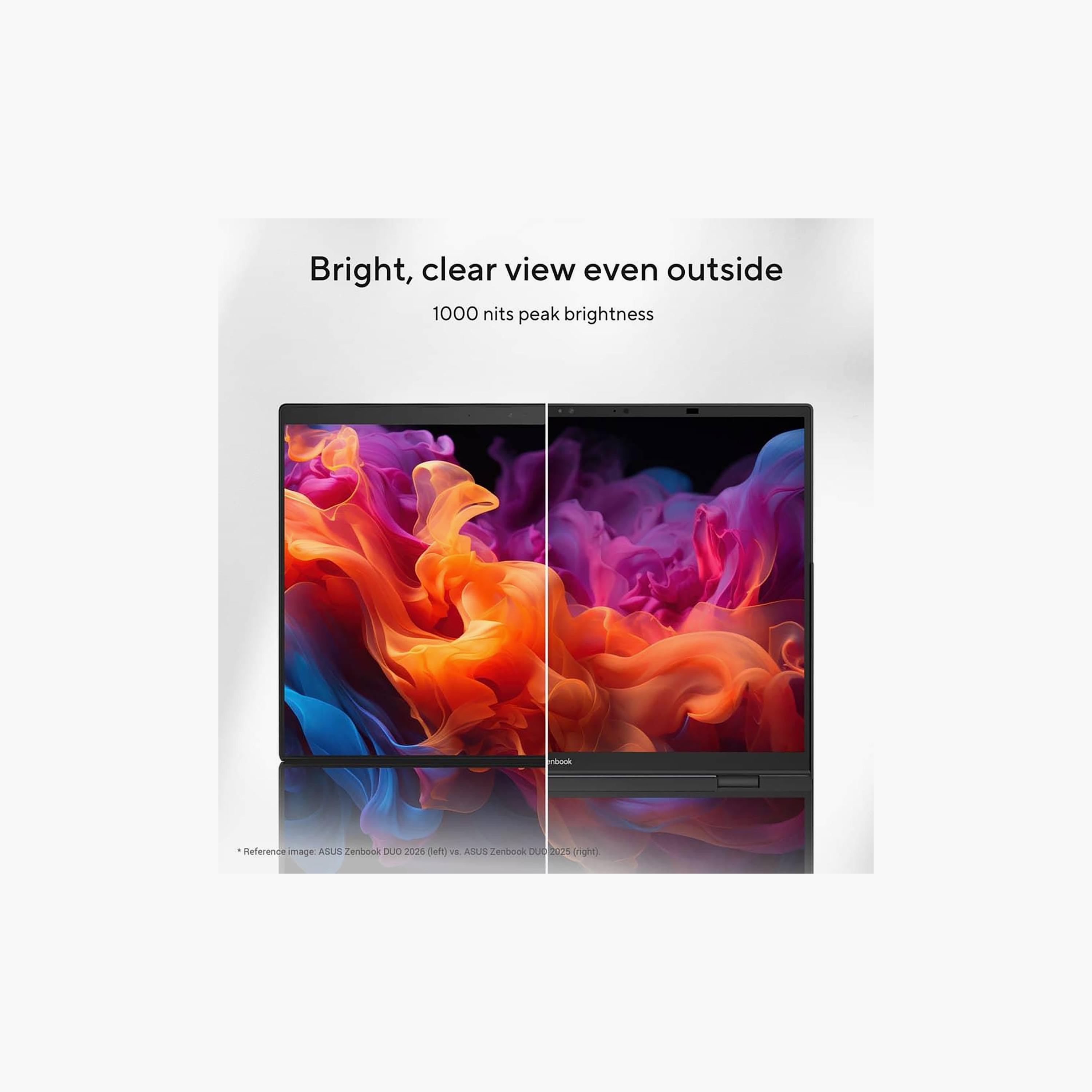 لابتوب أسوس زينبوك دو (شاشتين) بمعالج إنتل أولترا X9 388H، رام 32 جيجابايت، 2 تيرابايت SSD، شاشة 14 بوصة 3K OLED باللمس، ويندوز 11 | UX8407AA-SN066W-electronics-laptops-image-7