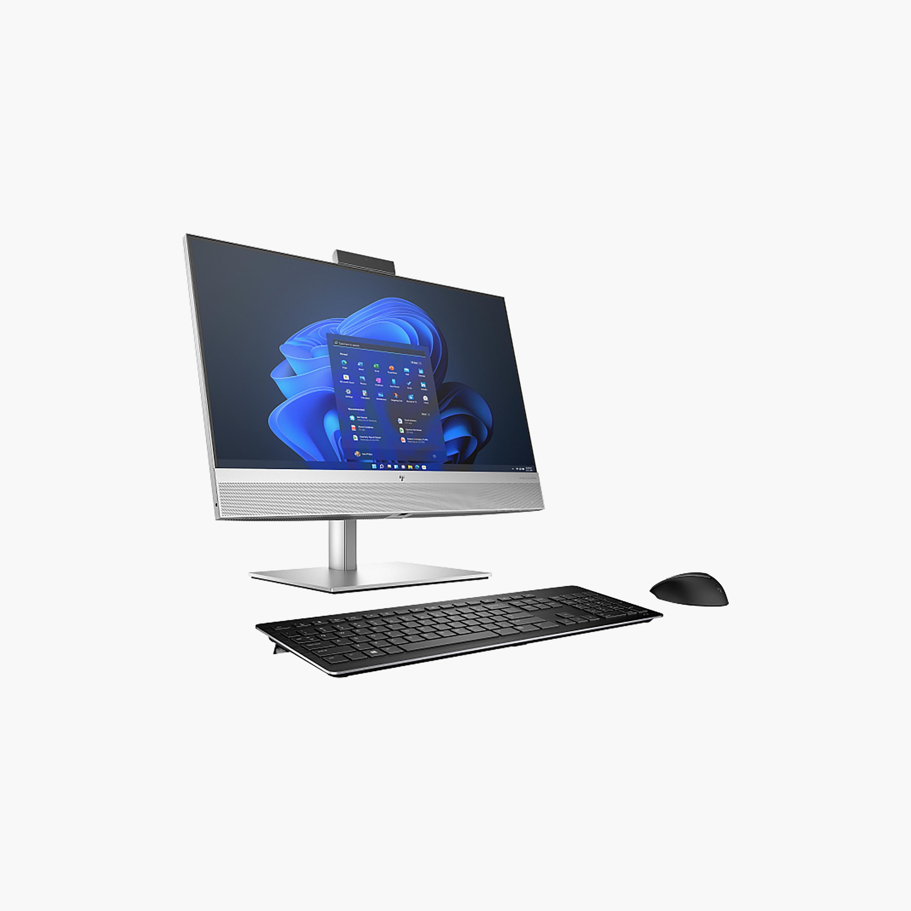 كمبيوتر متكامل الكل في واحد (AIO) إتش بي إيليت وان 840 G9 بمعالج i7-14700، رام 16 جيجابايت، 512 جيجابايت SSD، شاشة 23.8 بوصة FHD، كرت شاشة إنتل UHD، ويندوز 11 - فضي | A55PMET#BH5-electronics-accessories-computeraccesories-image-2