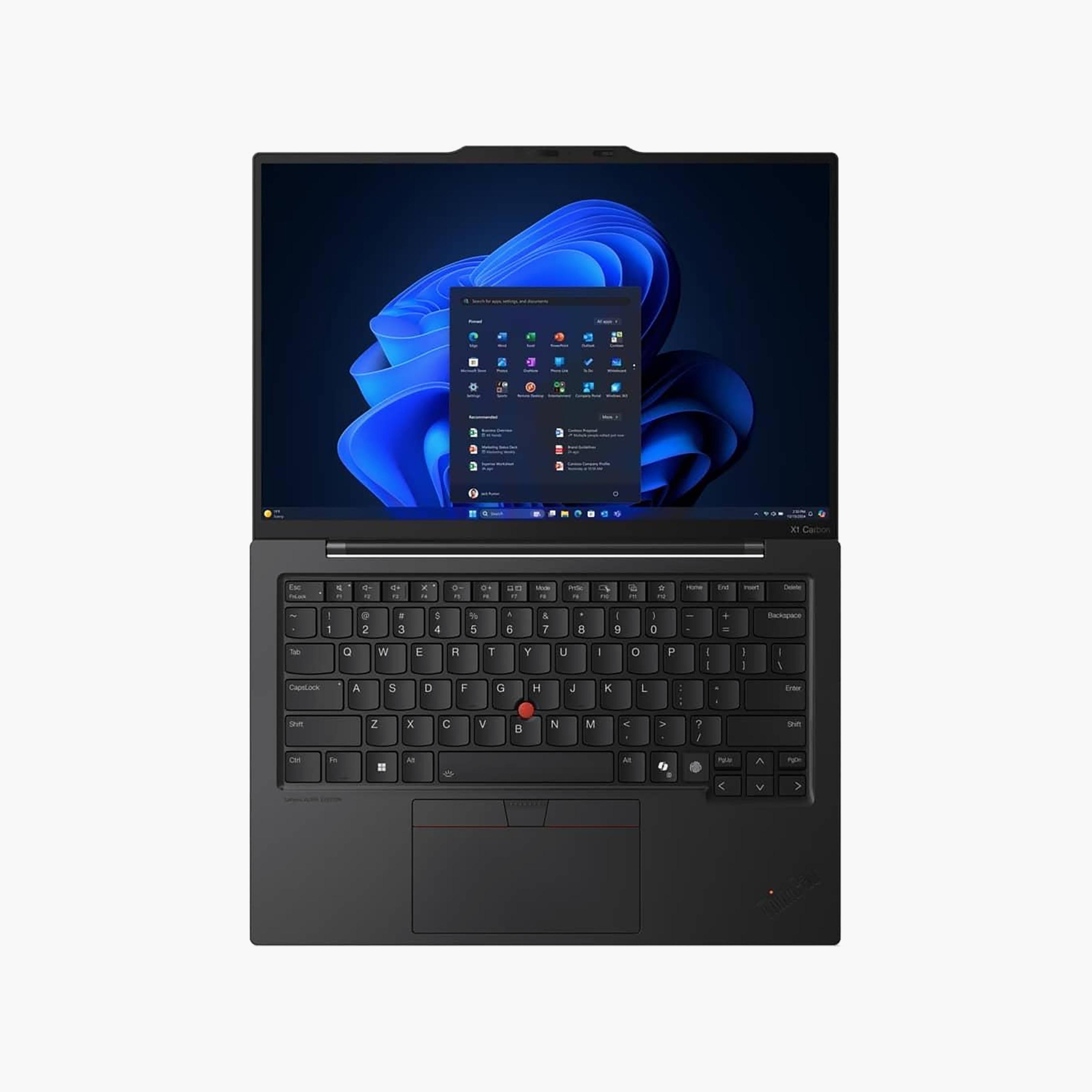 لابتوب لينوفو ثينك باد X1 كاربون (الجيل 13) بمعالج إنتل كور أولترا 7 258V، رام 32 جيجابايت، 1 تيرابايت، شاشة 14 بوصة OLED مع سماعة رأس لإلغاء الضوضاء - أسود | 21NS00XNGR+ANC-electronics-laptops-image-5