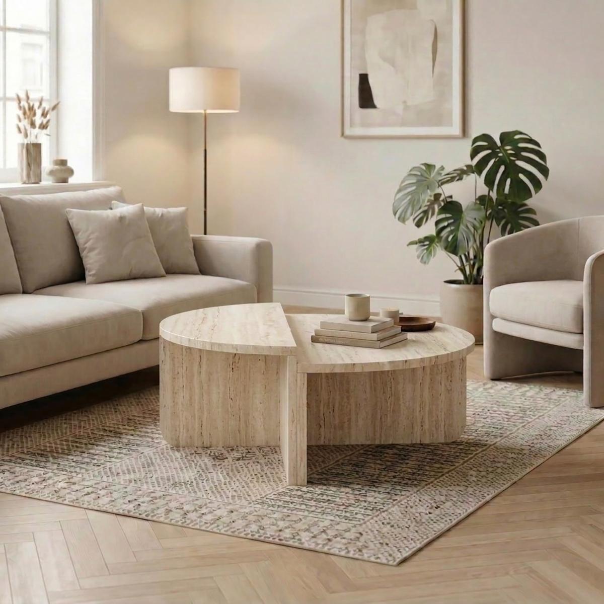 Aloeva Modern 2‑Piece Coffee Table Set