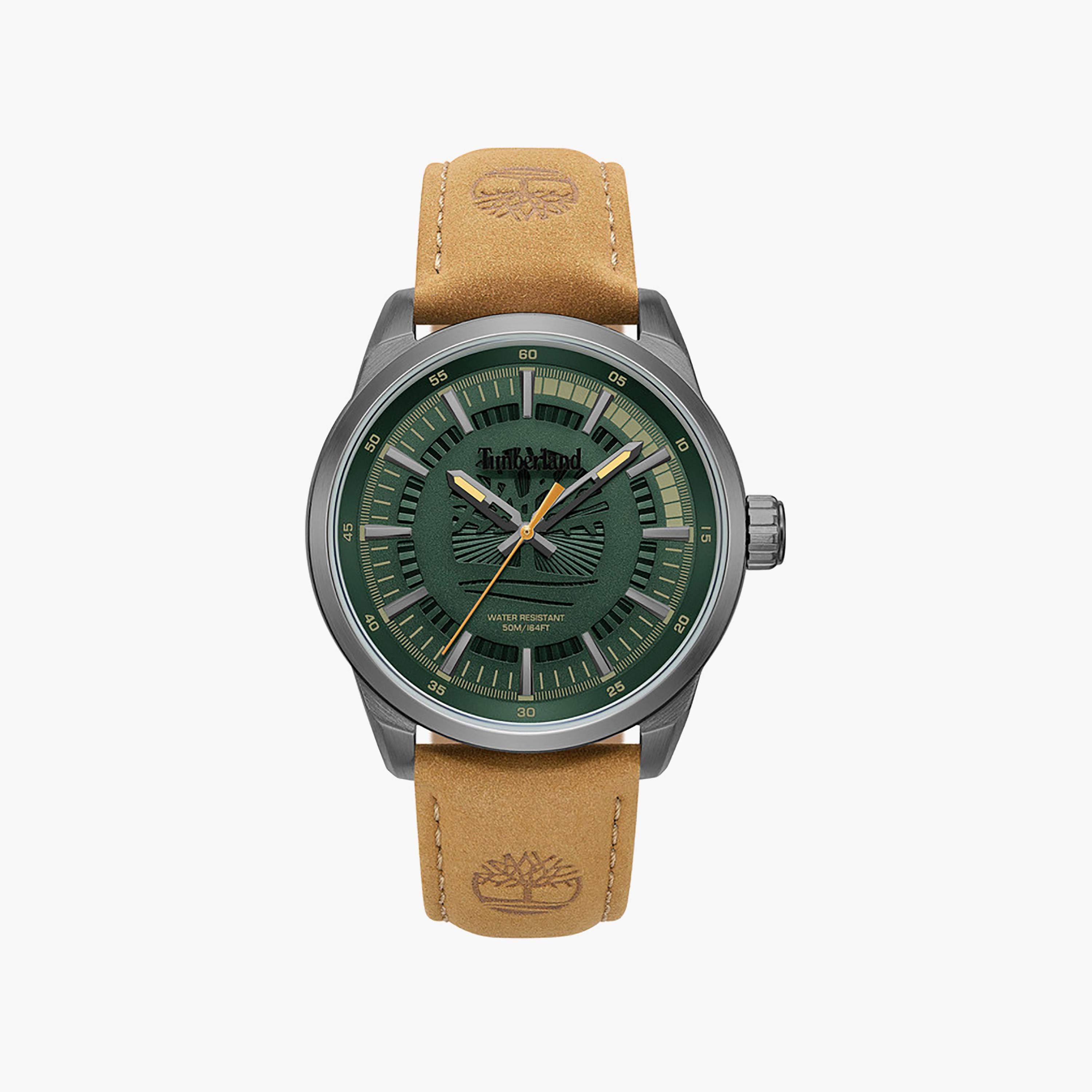 Lanigan Green Dial Leather Strap Analog Watch for Men 44mm-men-watchesandjewellery-watches-image-1