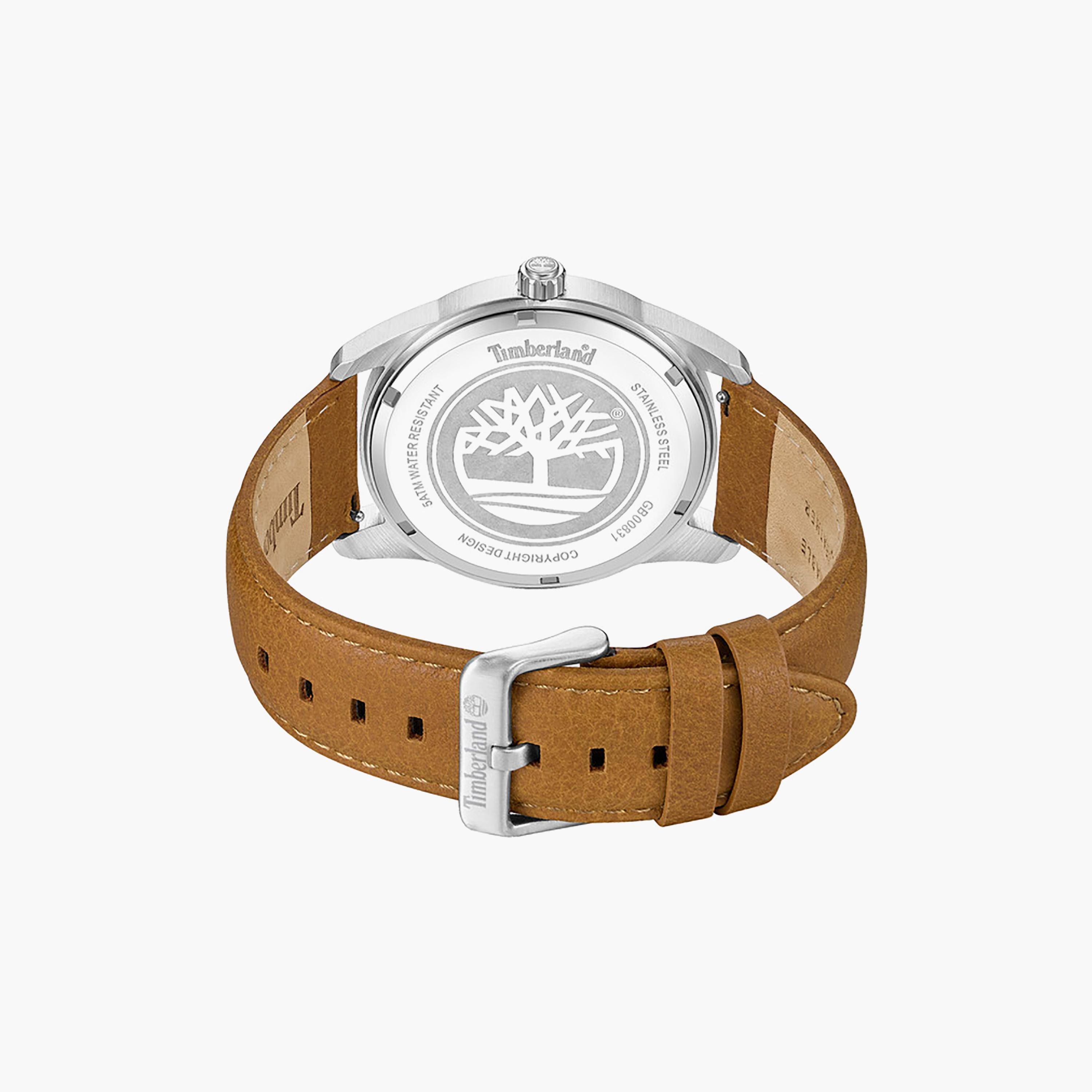 Birch Road Black Dial Leather Strap Analog Watch for Men 45mm-men-watchesandjewellery-watches-image-3