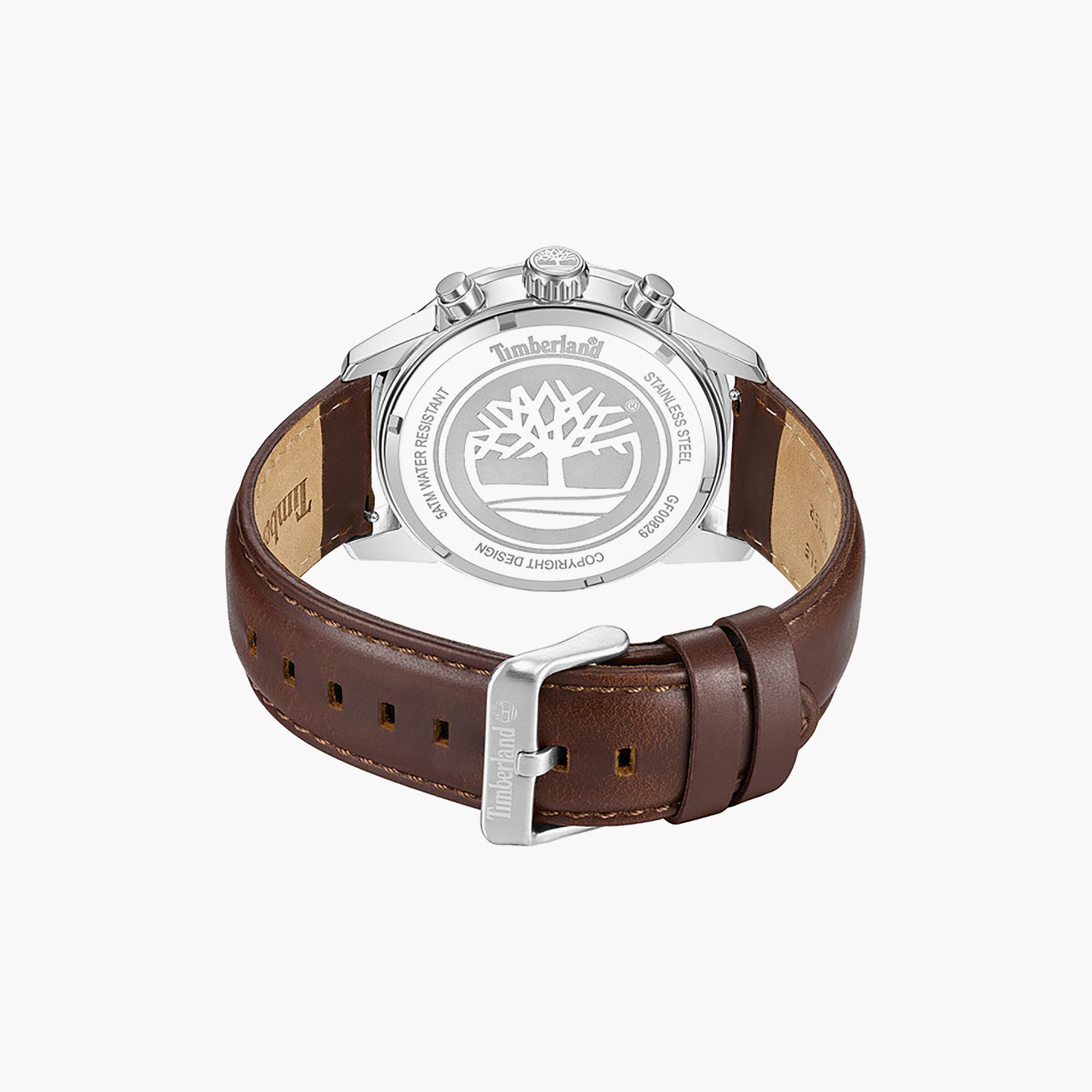 Newkirk Blue Dial Leather Strap Chronograph Watch for Men 46mm-men-watchesandjewellery-watches-image-3
