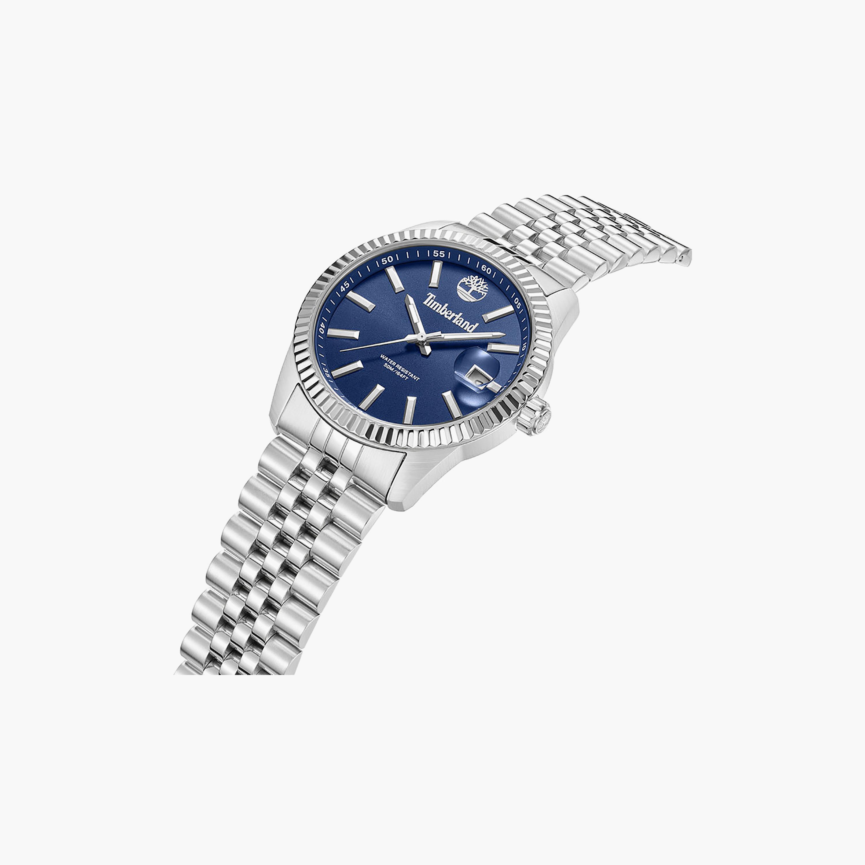 Northerd Blue Dial Stainless Steel Bracelet Analog Watch for Men 41mm-men-watchesandjewellery-watches-image-2