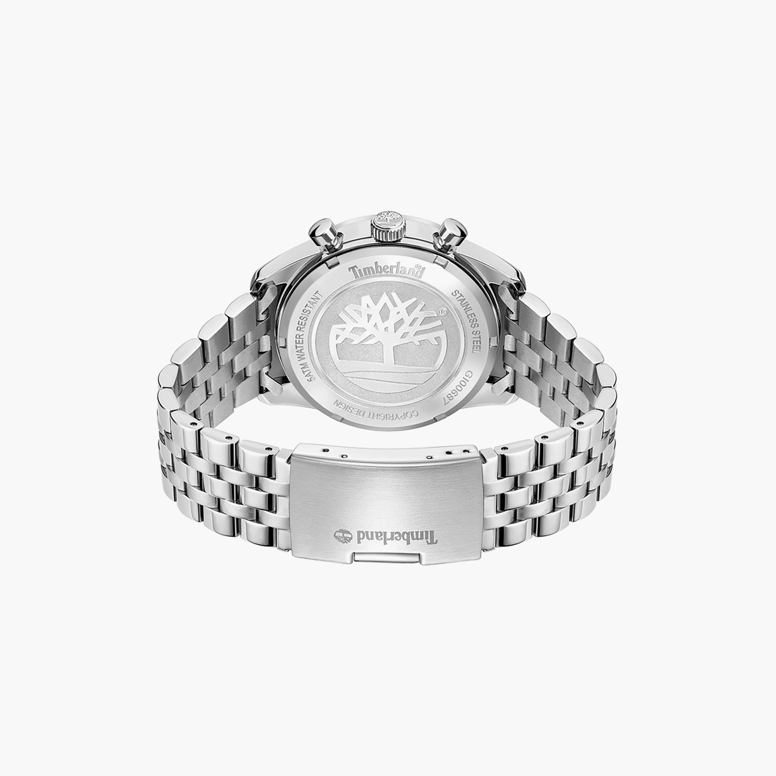 Sheepscot Green Dial Stainless Steel Bracelet Analog Watch for Men 43mm-men-watchesandjewellery-watches-image-3