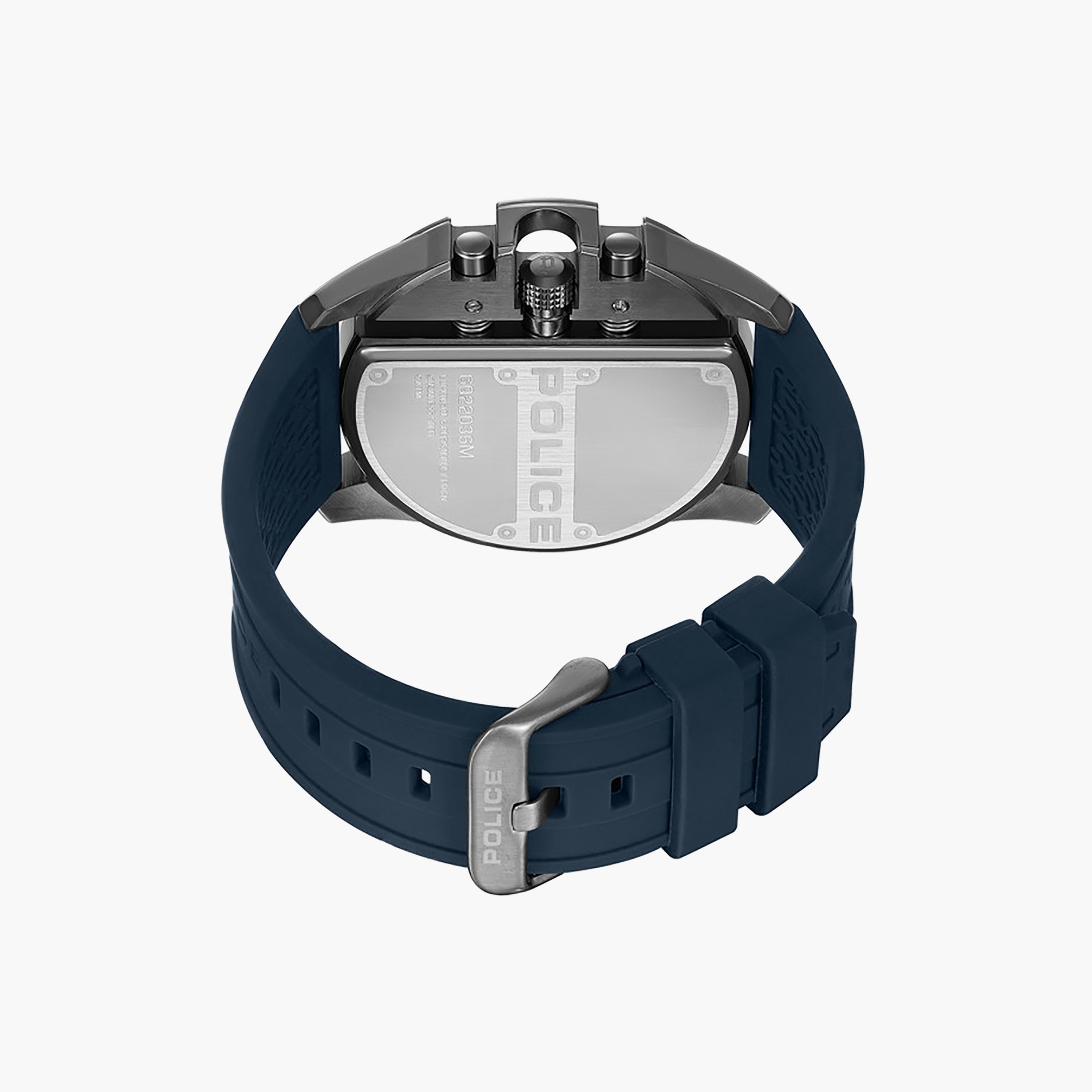 Daintree Black Dial Silicone Strap Chronograph Watch for Men 48mm-men-watchesandjewellery-watches-image-3