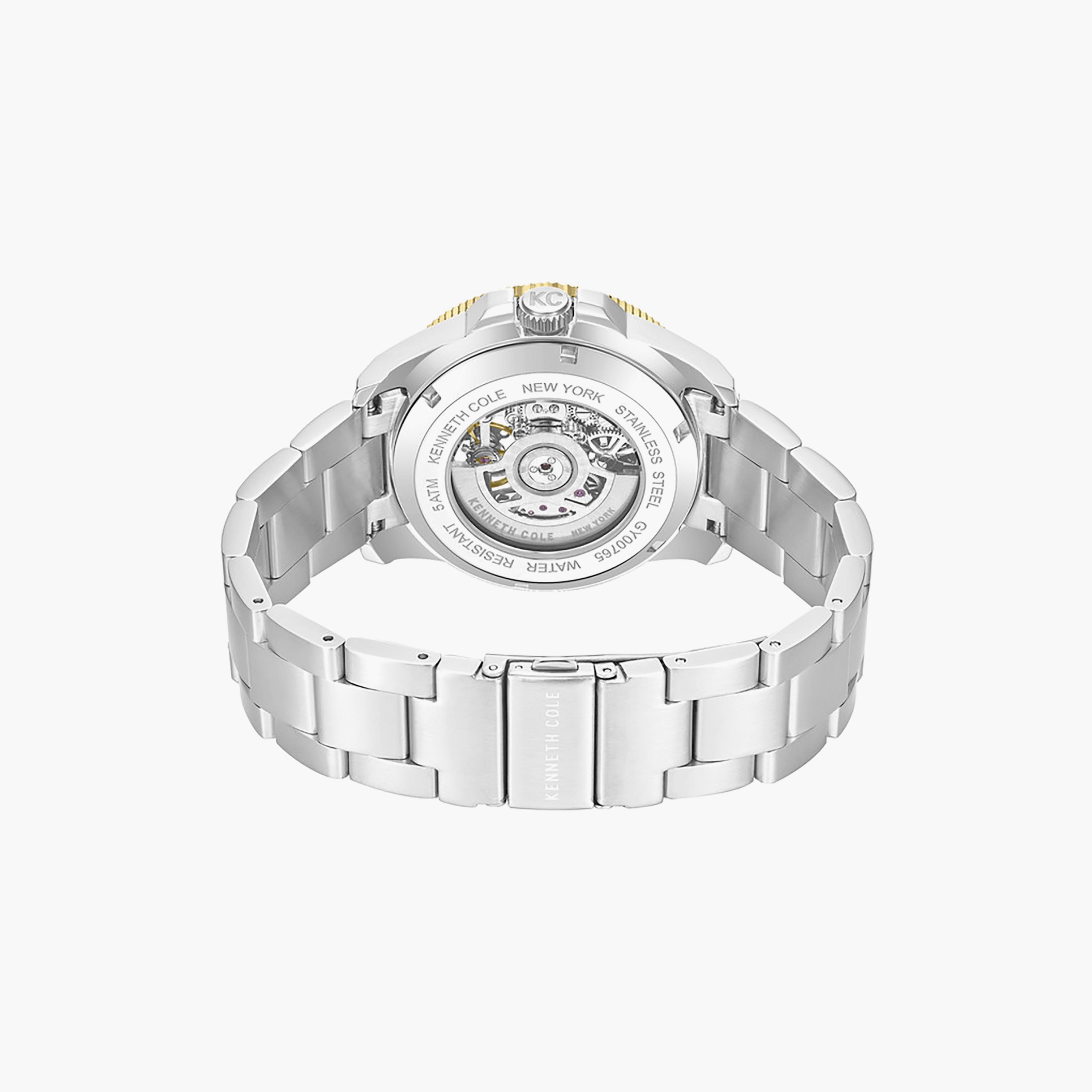 Black Dial Stainless Steel Bracelet Multifunction Watch for Men 43mm-men-watchesandjewellery-watches-image-3