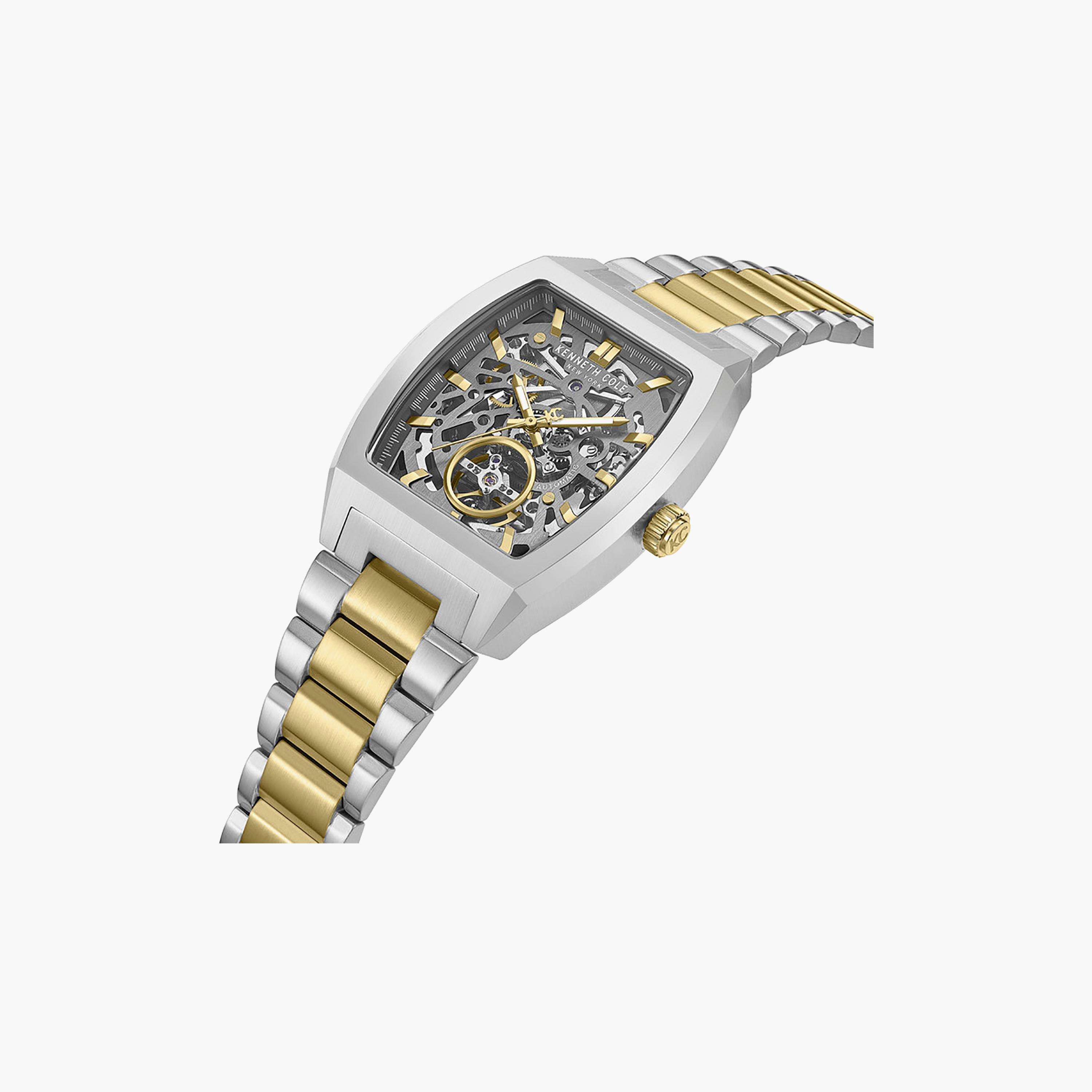 Gun Dial Stainless Steel Bracelet Multifunction Watch for Men 40mm-men-watchesandjewellery-watches-image-2