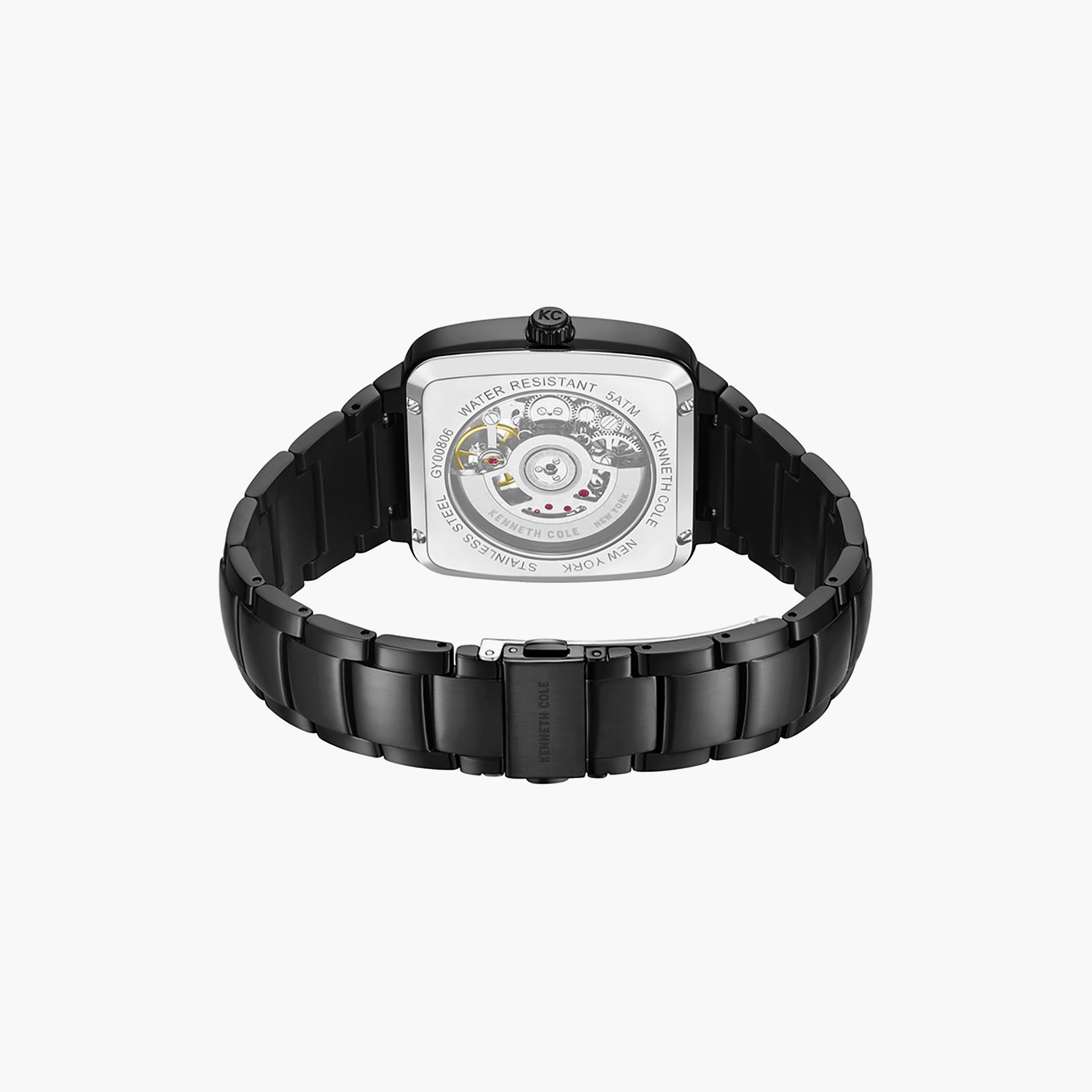 Black Dial Stainless Steel Bracelet Multifunction Watch for Men 40mm-men-watchesandjewellery-watches-image-3