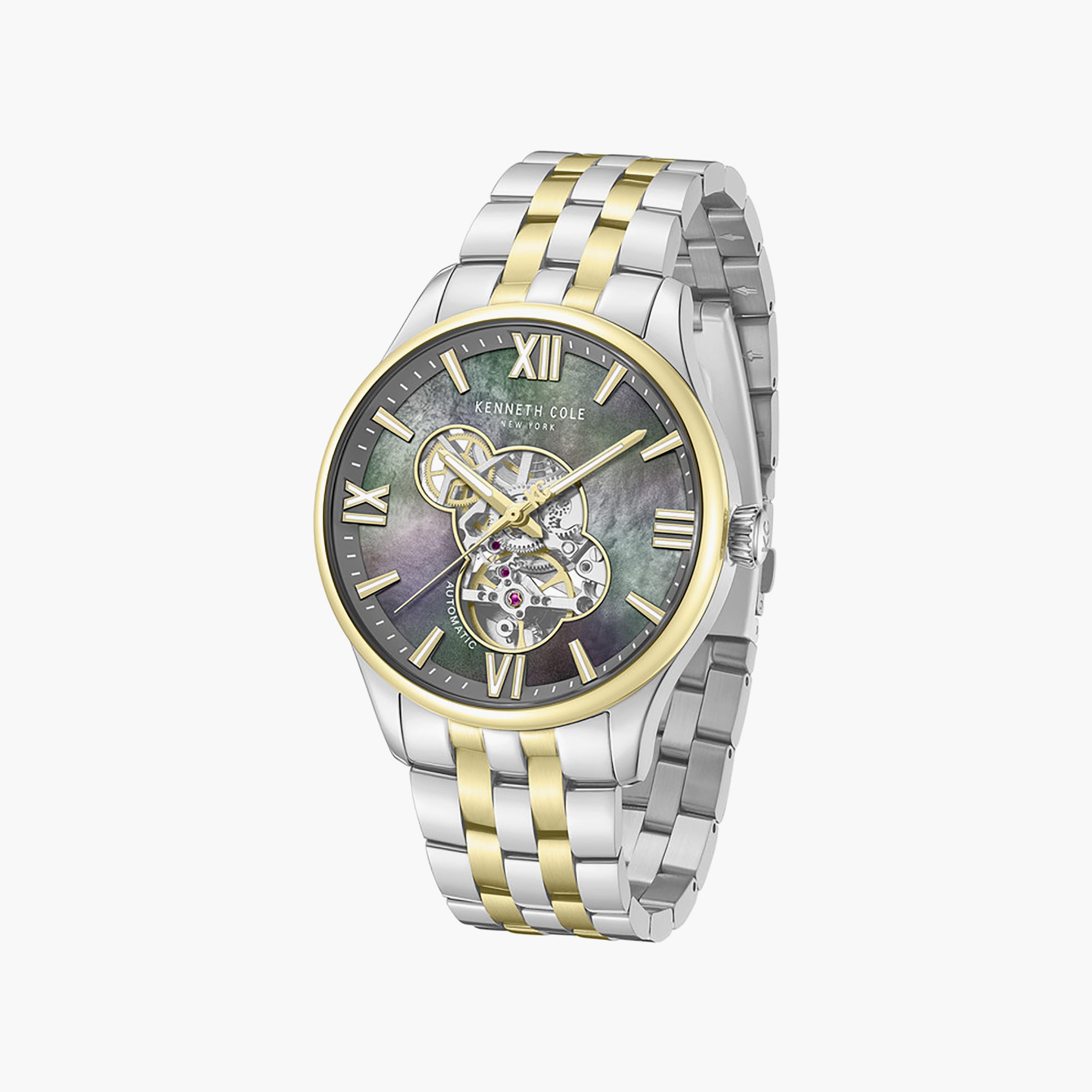 Mother Of Pearl Dial Stainless Steel Bracelet Multifunction Watch for Men 43mm-men-watchesandjewellery-watches-image-3