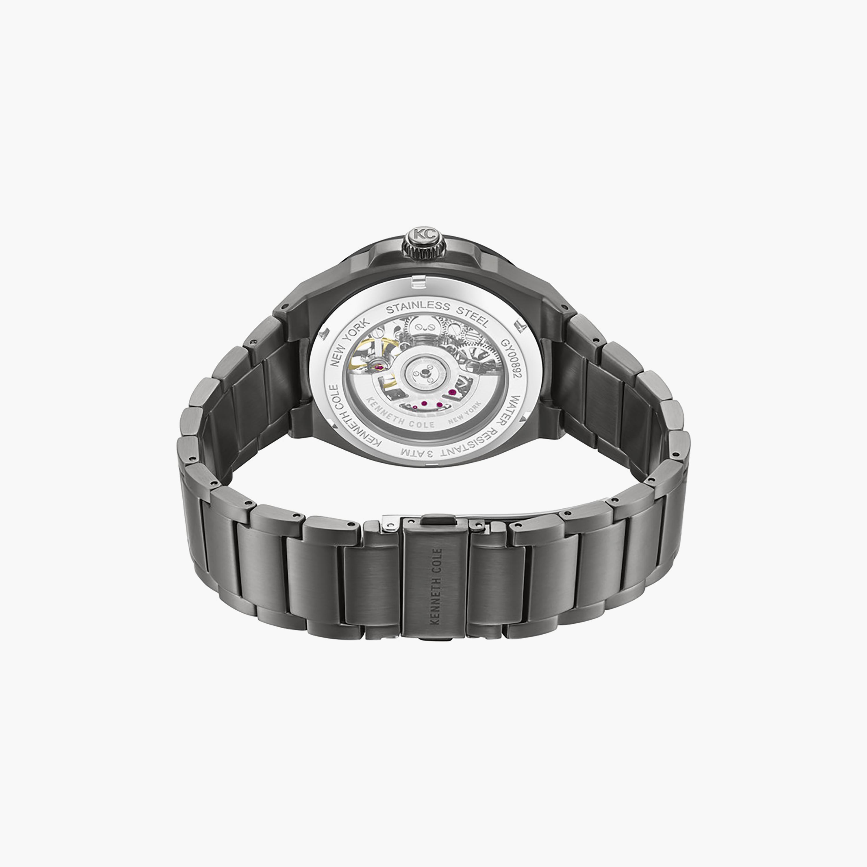 Gun Dial Stainless Steel Bracelet Multifunction Watch for Men 43.5mm-men-watchesandjewellery-watches-image-4