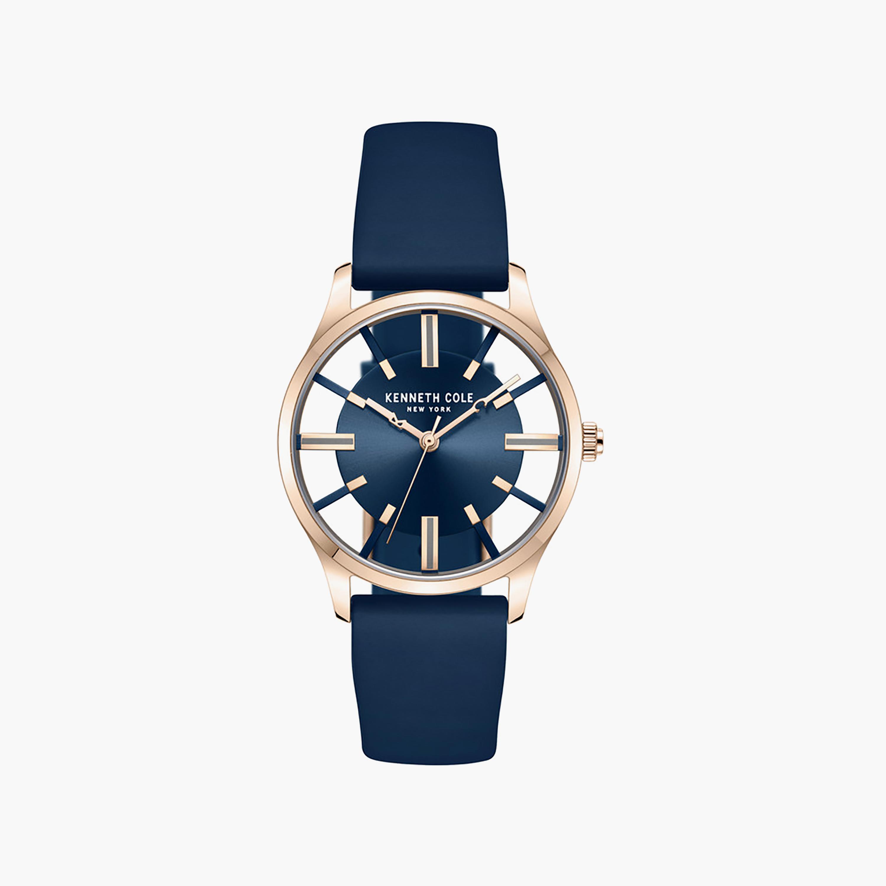 Blue Dial Stainless Steel Bracelet Analog Watch for Women 34.5mm-women-watchesandjewellery-watches-image-1