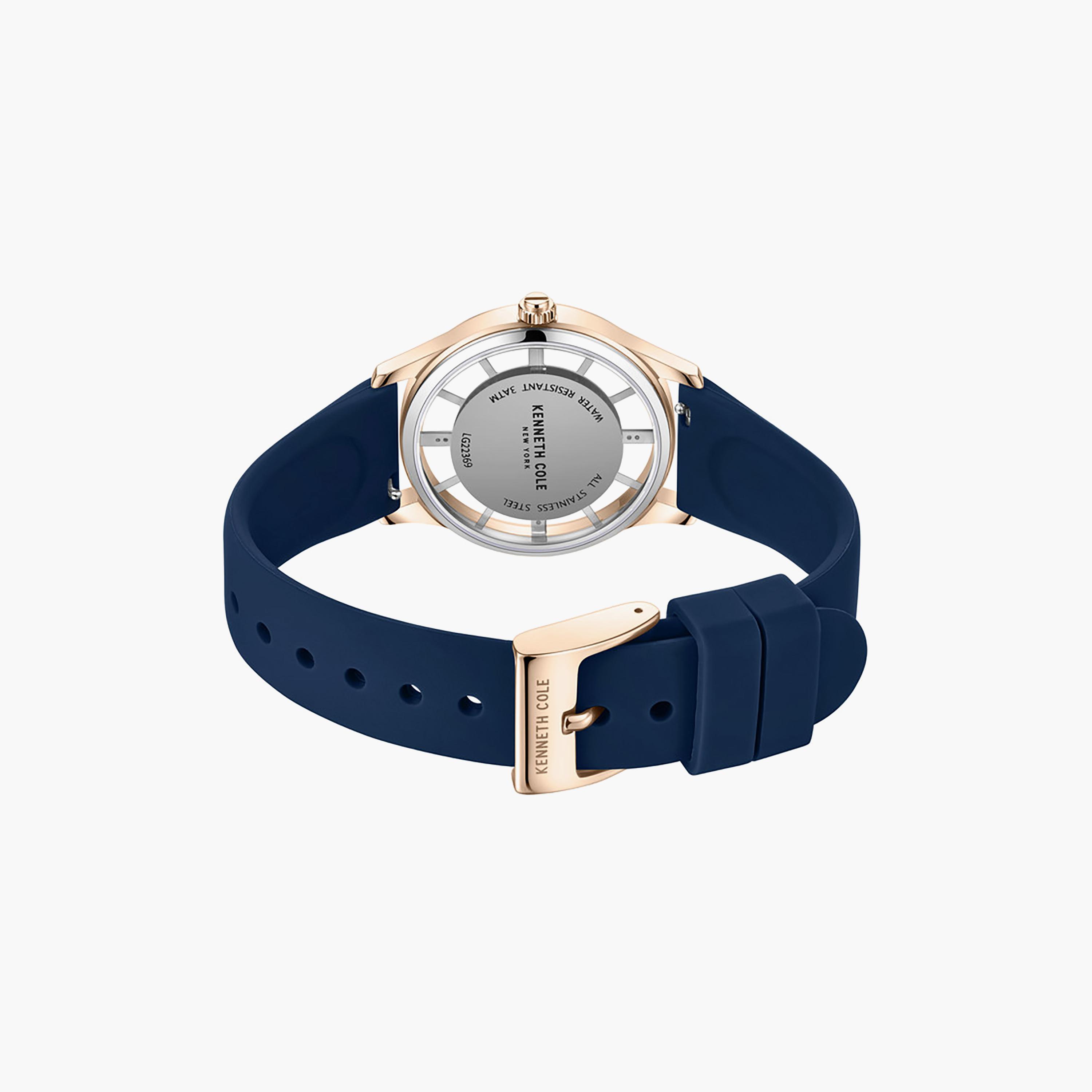 Blue Dial Stainless Steel Bracelet Analog Watch for Women 34.5mm-women-watchesandjewellery-watches-image-5