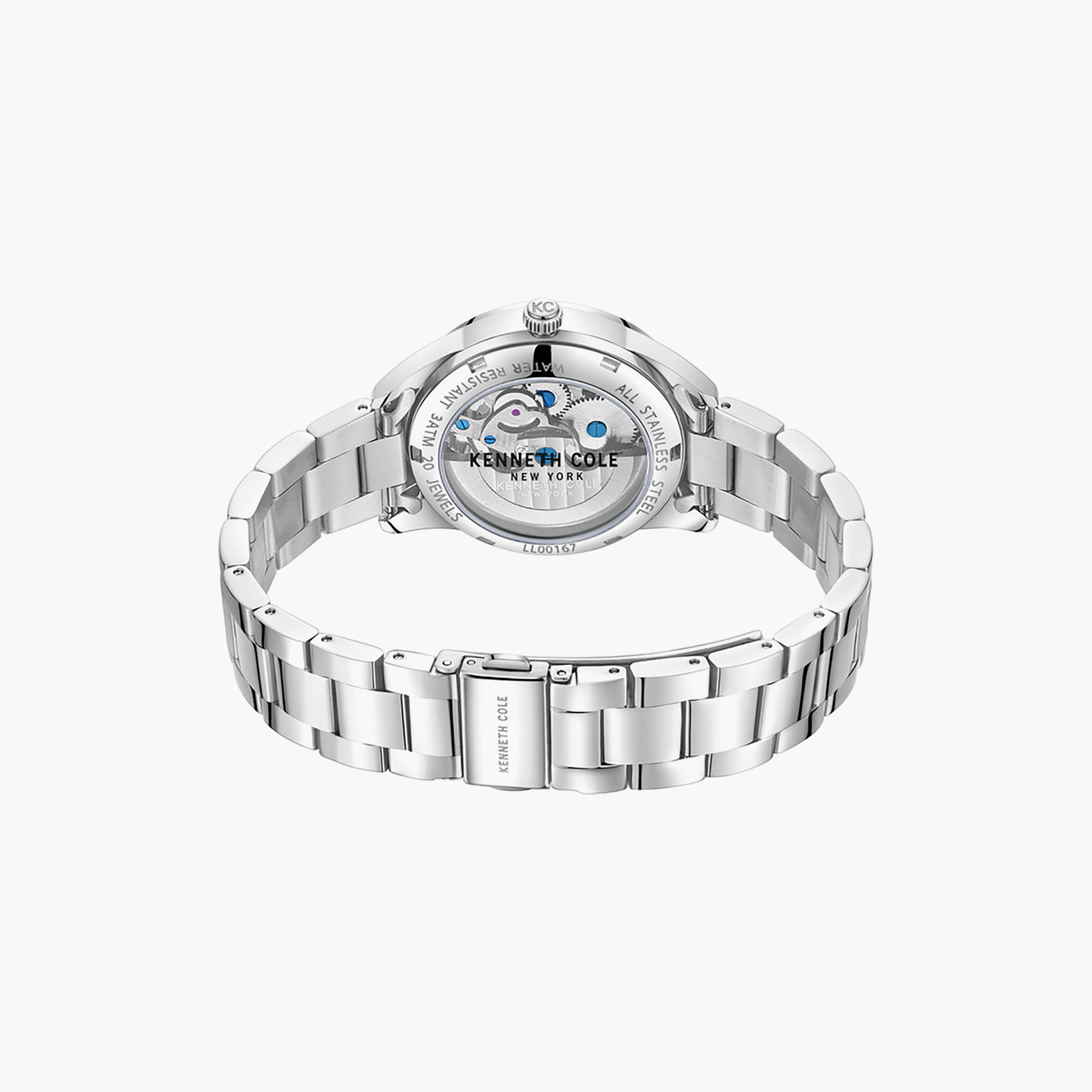 Silver Dial Stainless Steel Bracelet Multifunction Watch for Women 36mm-women-watchesandjewellery-watches-image-3