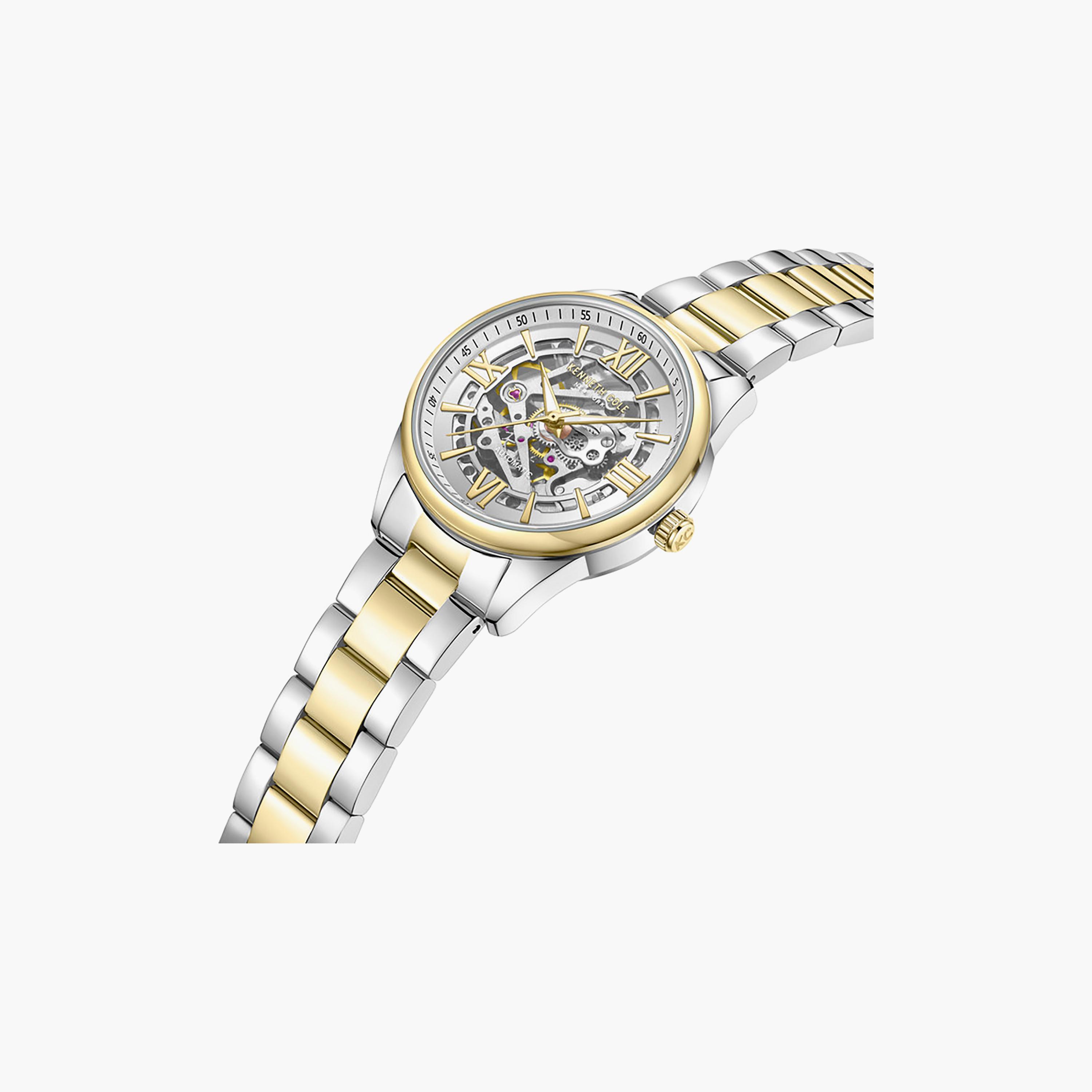 Silver Dial Stainless Steel Bracelet Multifunction Watch for Women 36mm-women-watchesandjewellery-watches-image-2