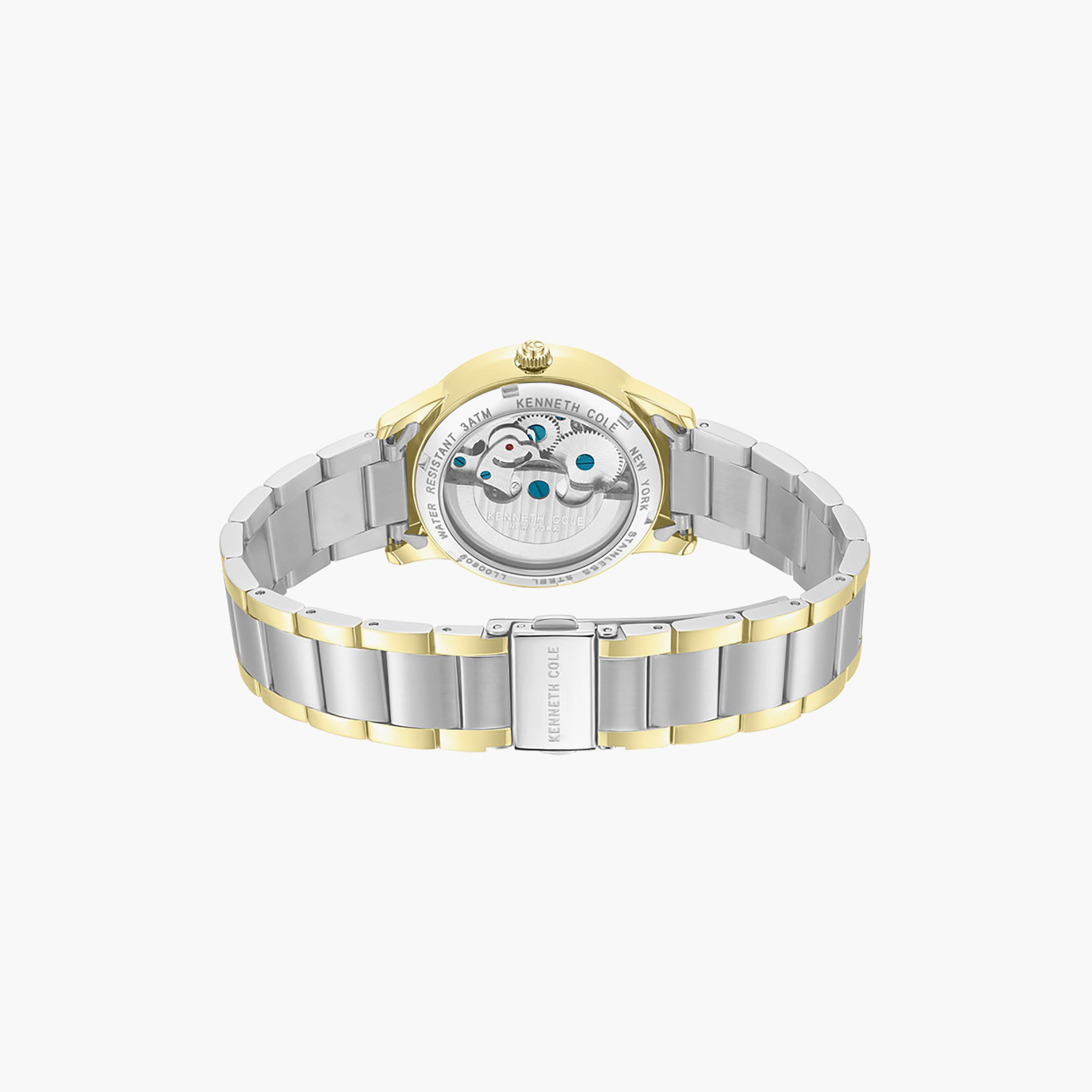 Light Champagne Dial Stainless Steel Bracelet Multifunction Watch for Women 36mm-women-watchesandjewellery-watches-image-4
