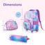 Eazy Kids Mermaid 3-Piece 17-inch Trolley Backpack Set with Lunch Bag and Pencil Pouch - 30x18x43 cm-promo_HC_SA_discountpromo_20042020-image-8