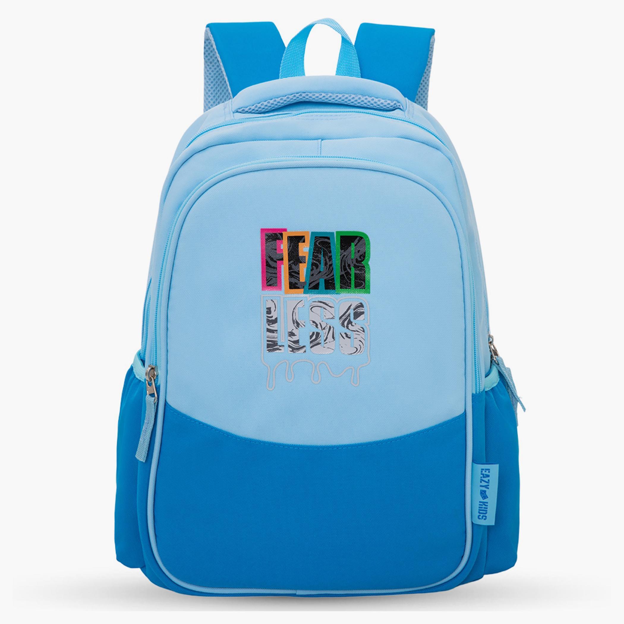 Eazy Kids Printed 15-inch Backpack with Adjustable Shoulder Straps - 28x13x39 cm
