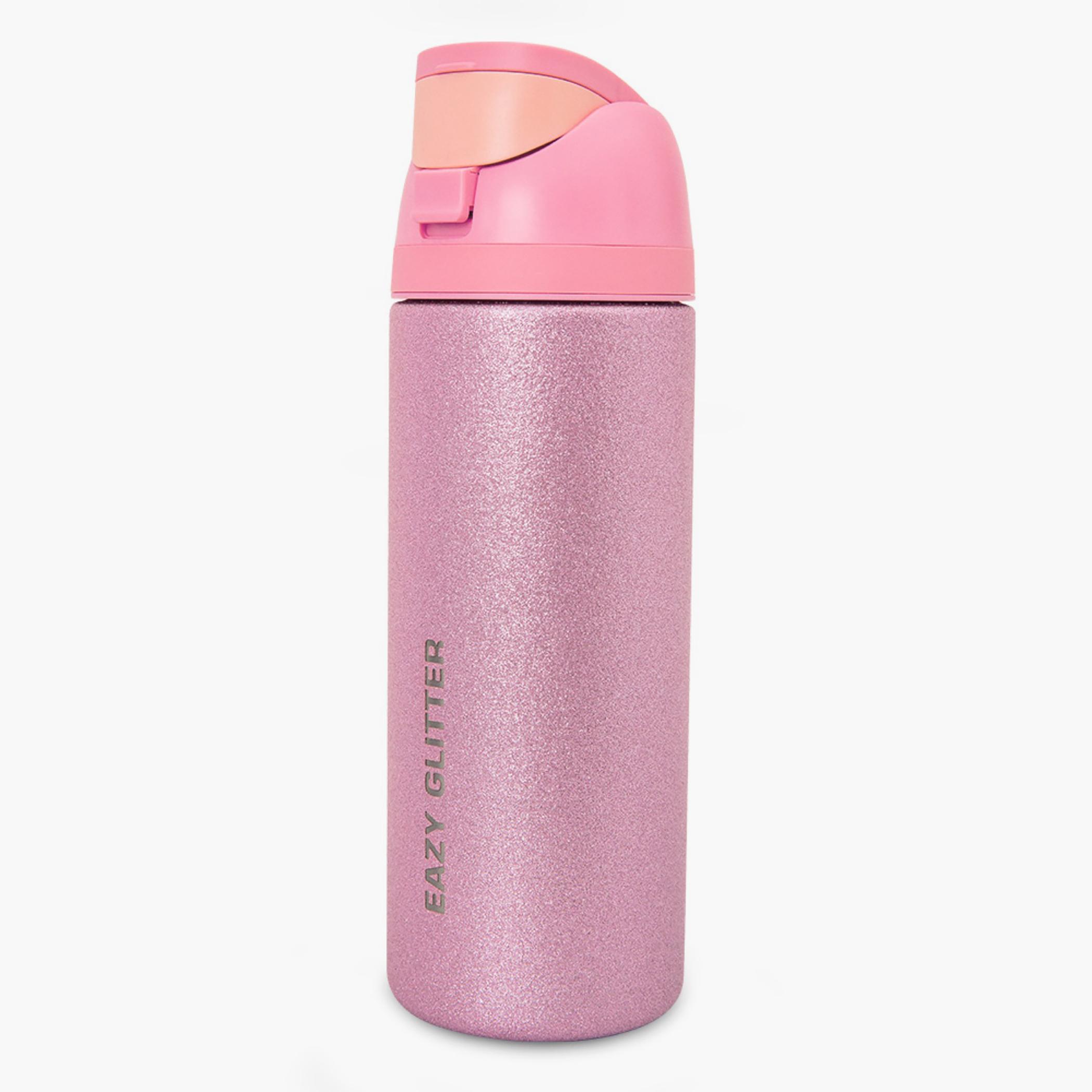 Eazy Kids Glitter Double Wall Insulated Stainless Steel Water Bottle - 720 ml