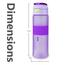 قارورة ماء تريتان بغطاء بفوهة ومقبض - إيزي كيدز - 850 مل-kids-eatanddrink-waterbottles-image-9
