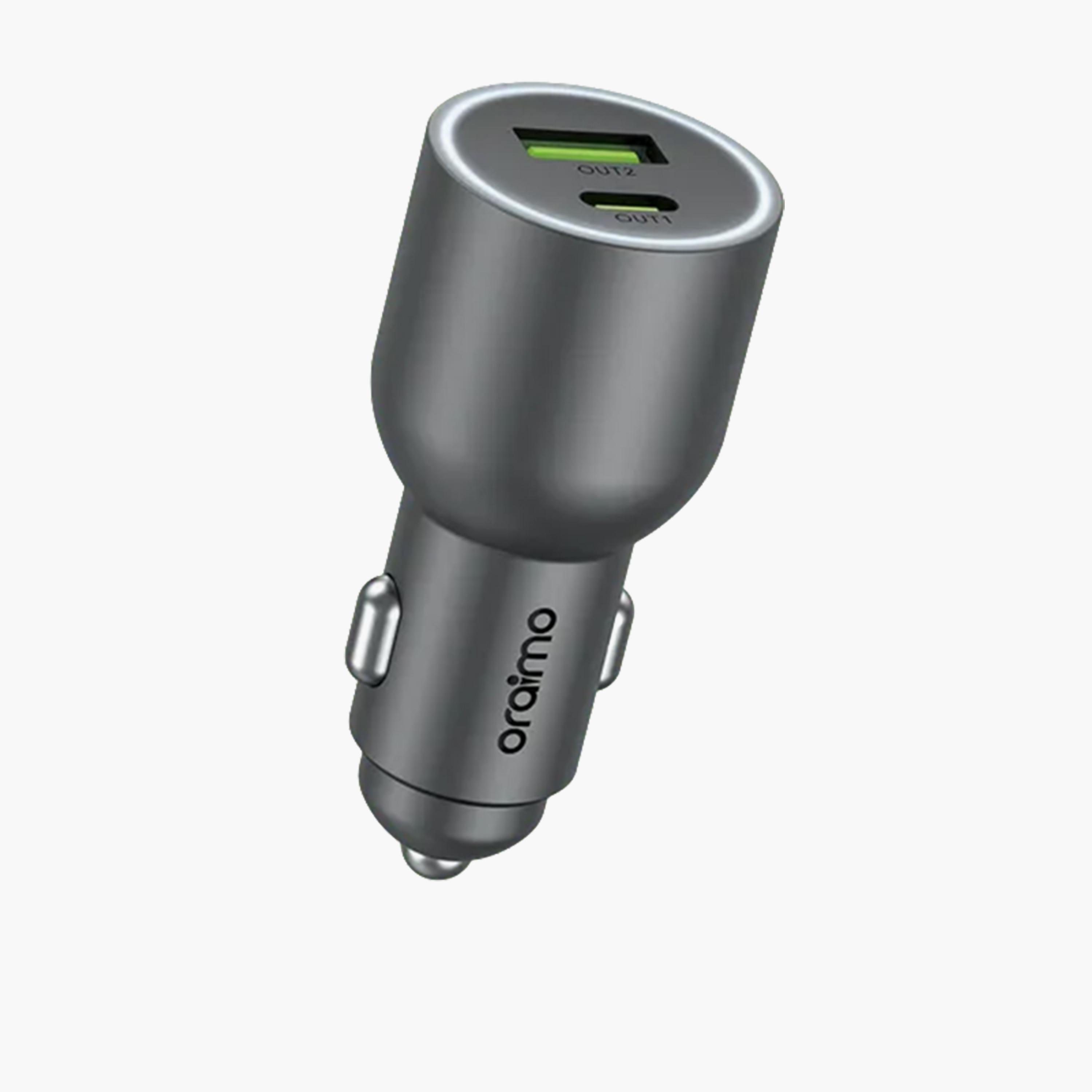 Oraimo PowerDrive Pro USB-C and USB Ports 69W - Chrome-electronics-accessories-mobileaccesories-image-1