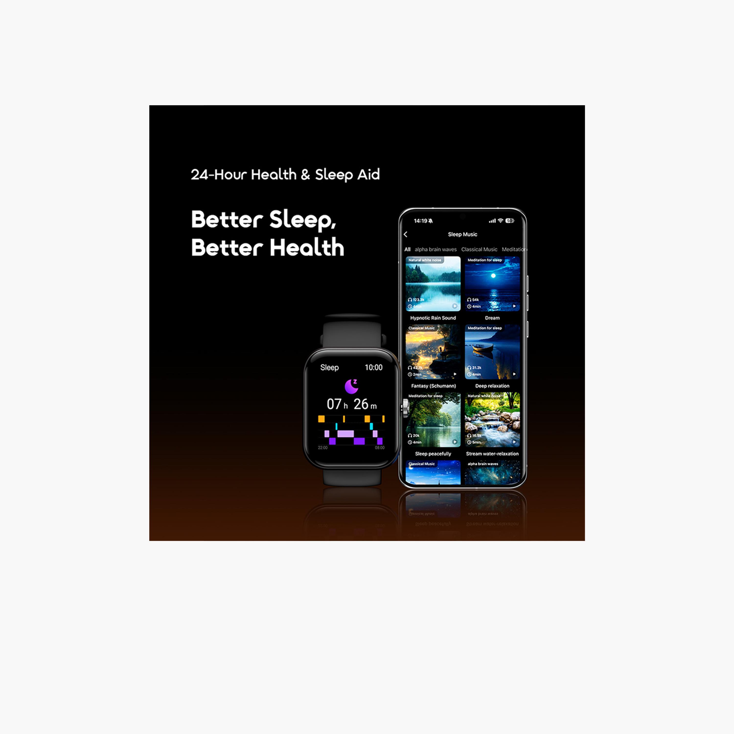 Oraimo Watch Nova 2N 1.93" AMOLED Display Smart Watch - Black-electronics-smartwatches-image-6