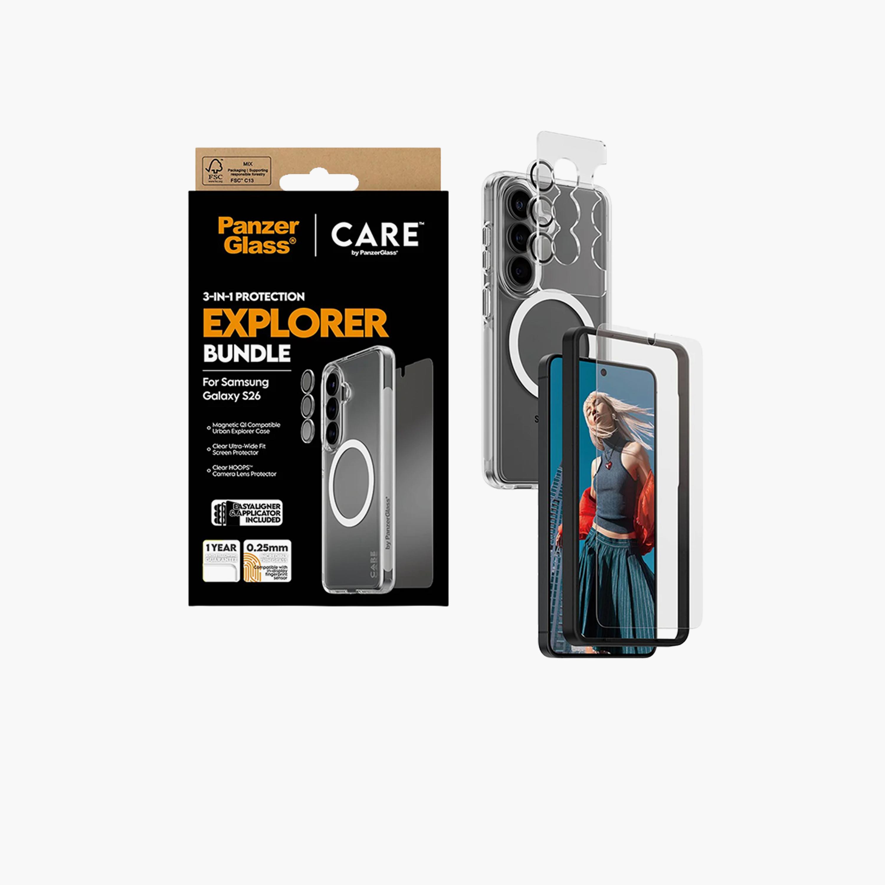 PanzerGlass CARE Explorer Bundle 3-in-1 Samsung Galaxy 26 - Clear-electronics-accessories-mobileaccesories-image-2