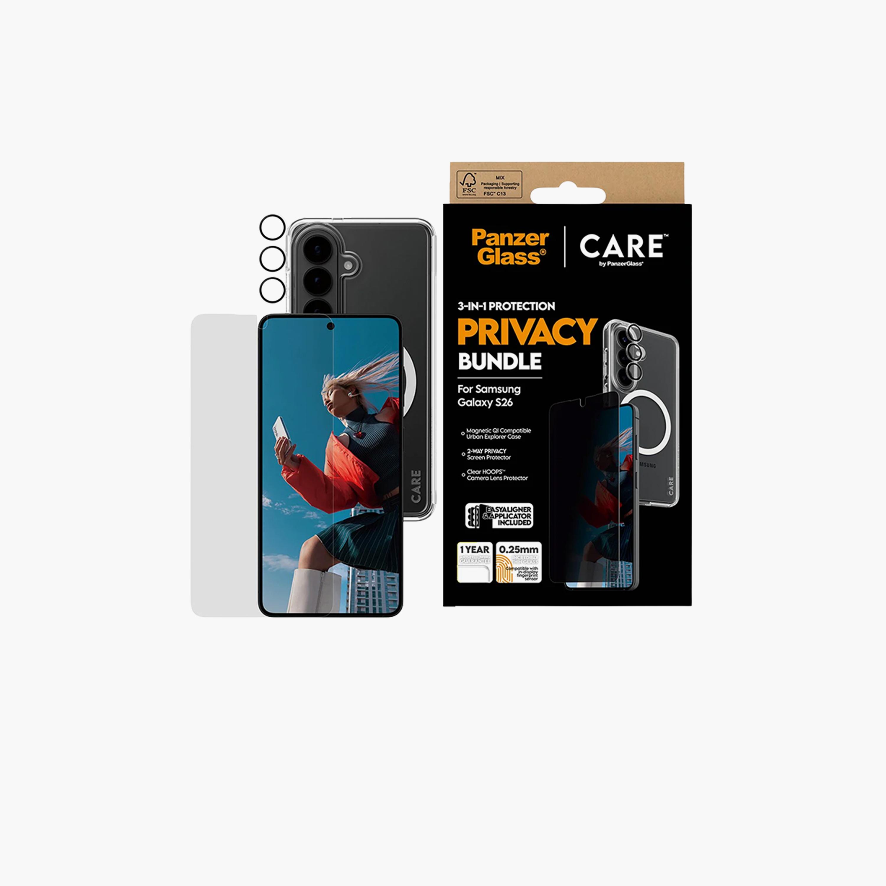 PanzerGlass CARE Explorer Bundle 3-in-1 Samsung Galaxy 26 - Privacy-electronics-accessories-mobileaccesories-image-1