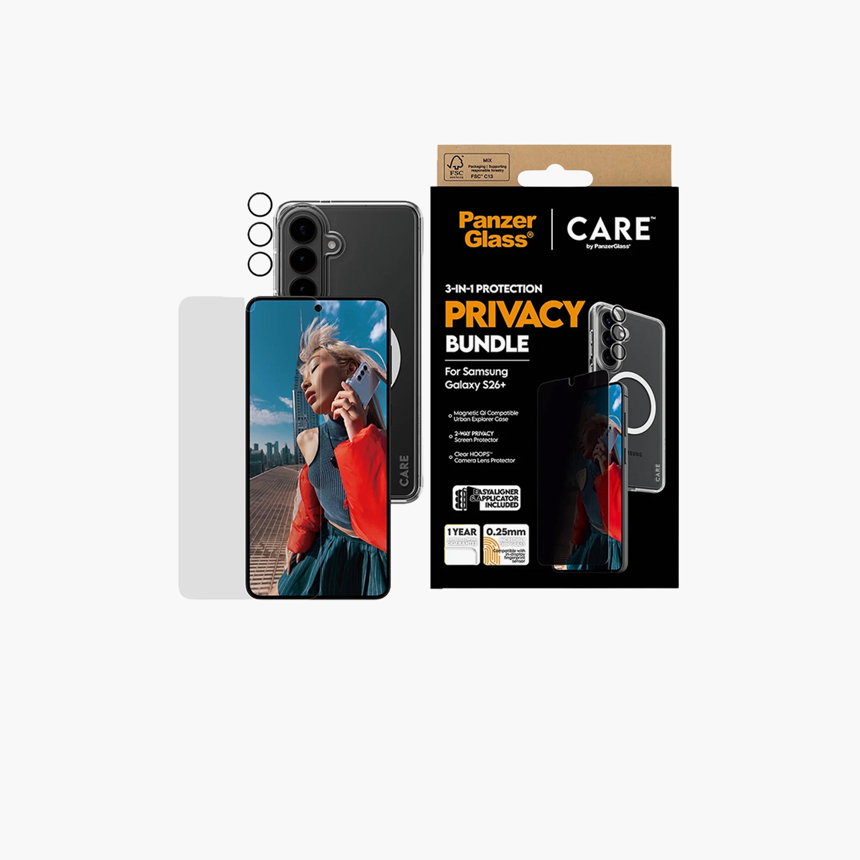 PanzerGlass CARE Explorer Bundle 3-in-1 Samsung Galaxy 26 Plus - Privacy-electronics-accessories-mobileaccesories-image-1