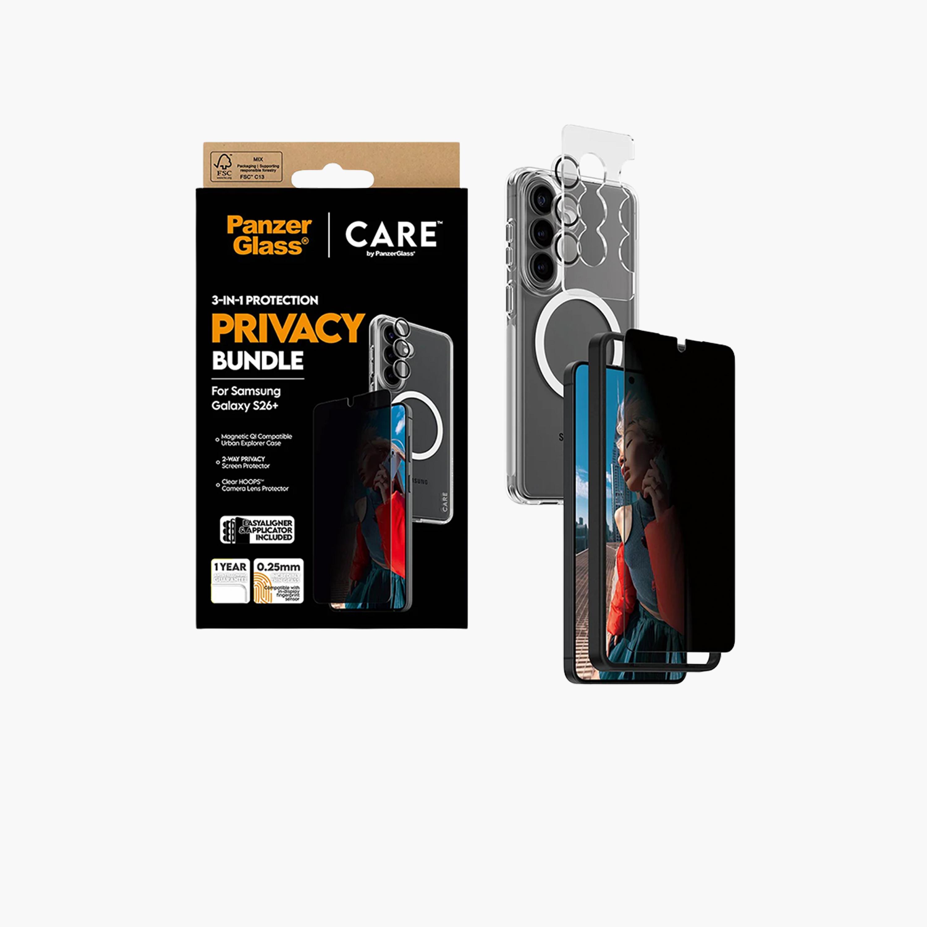 PanzerGlass CARE Explorer Bundle 3-in-1 Samsung Galaxy 26 Plus - Privacy-electronics-accessories-mobileaccesories-image-2