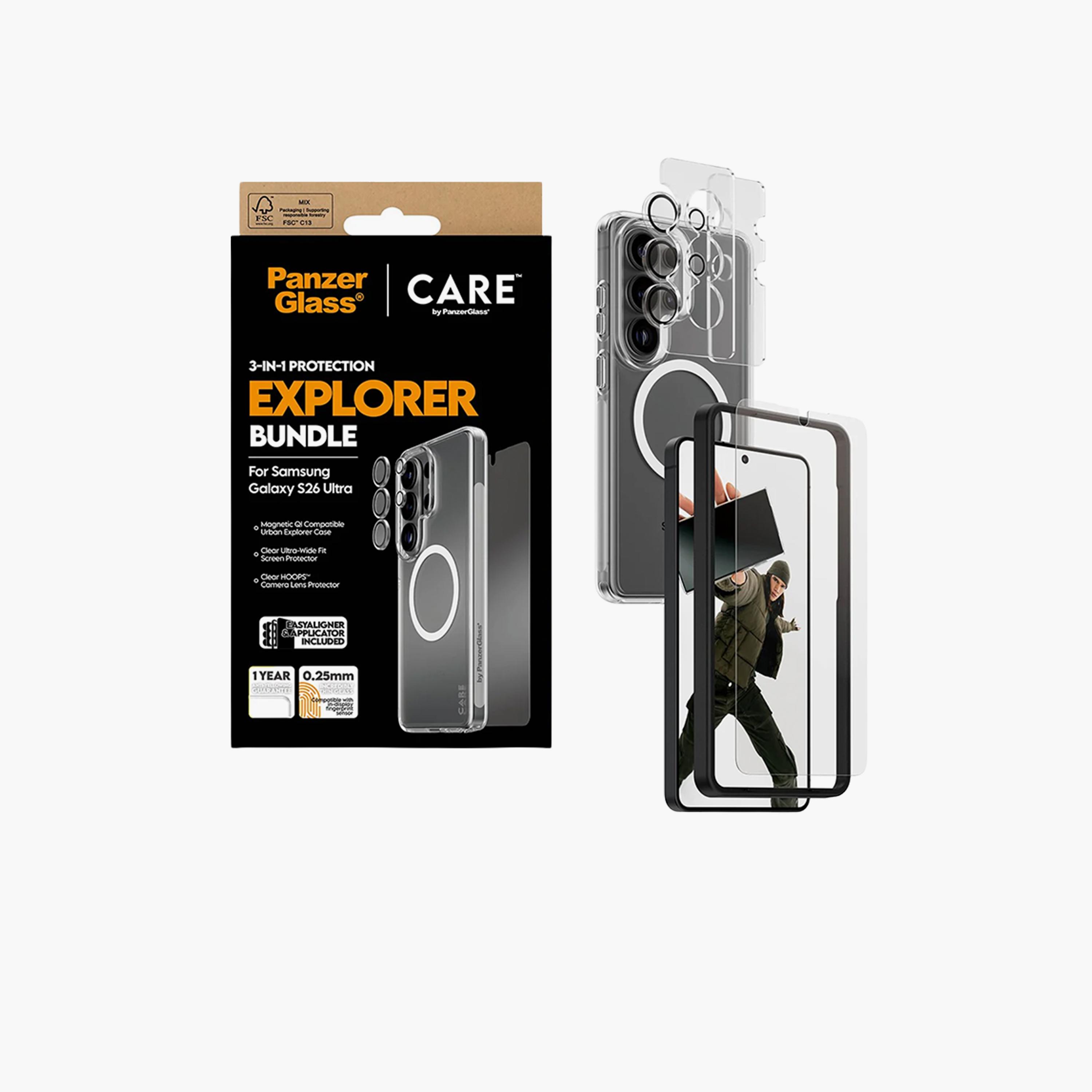 PanzerGlass CARE Explorer Bundle 3-in-1 Samsung Galaxy 26 Ultra - Clear-electronics-accessories-mobileaccesories-image-2