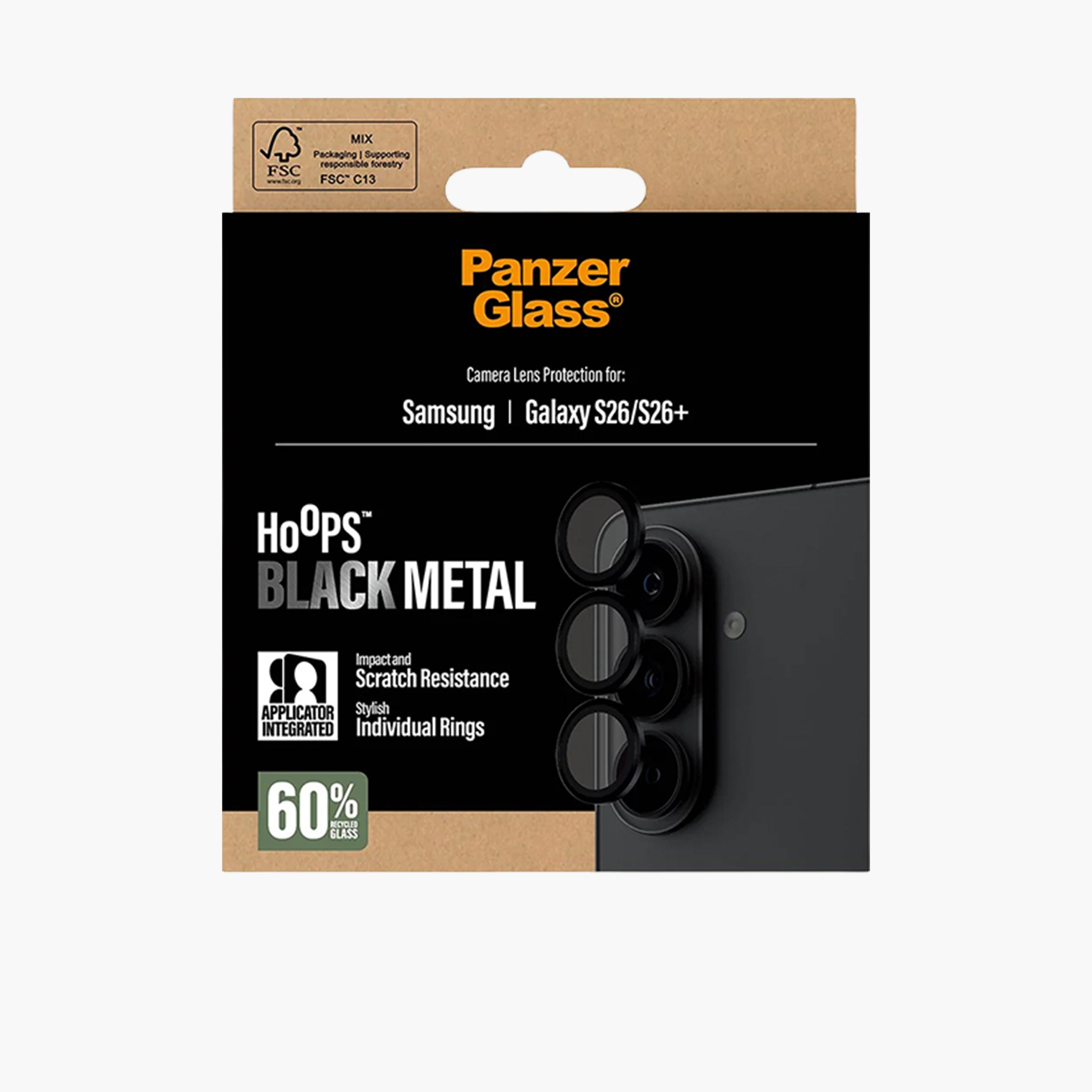 PanzerGlass Hoops Camera Lens Protector Black Frame Samsung Galaxy S26/S26 Plus - Clear-electronics-accessories-mobileaccesories-image-5