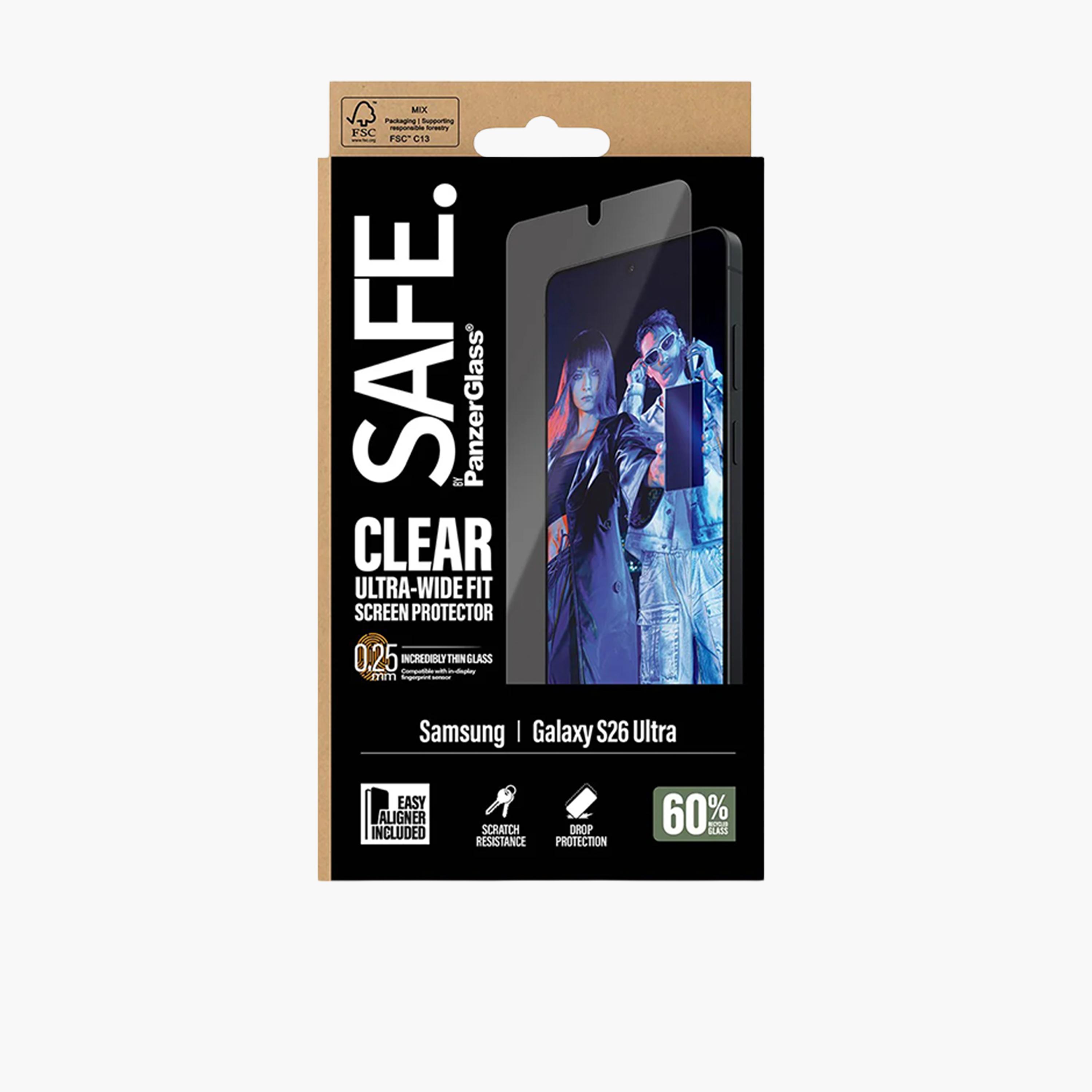 PanzerGlass SAFE Screen Protector Ultra-Wide-Fit EasyAligner Samsung Galaxy S26 Ultra - Clear-electronics-accessories-mobileaccesories-image-5