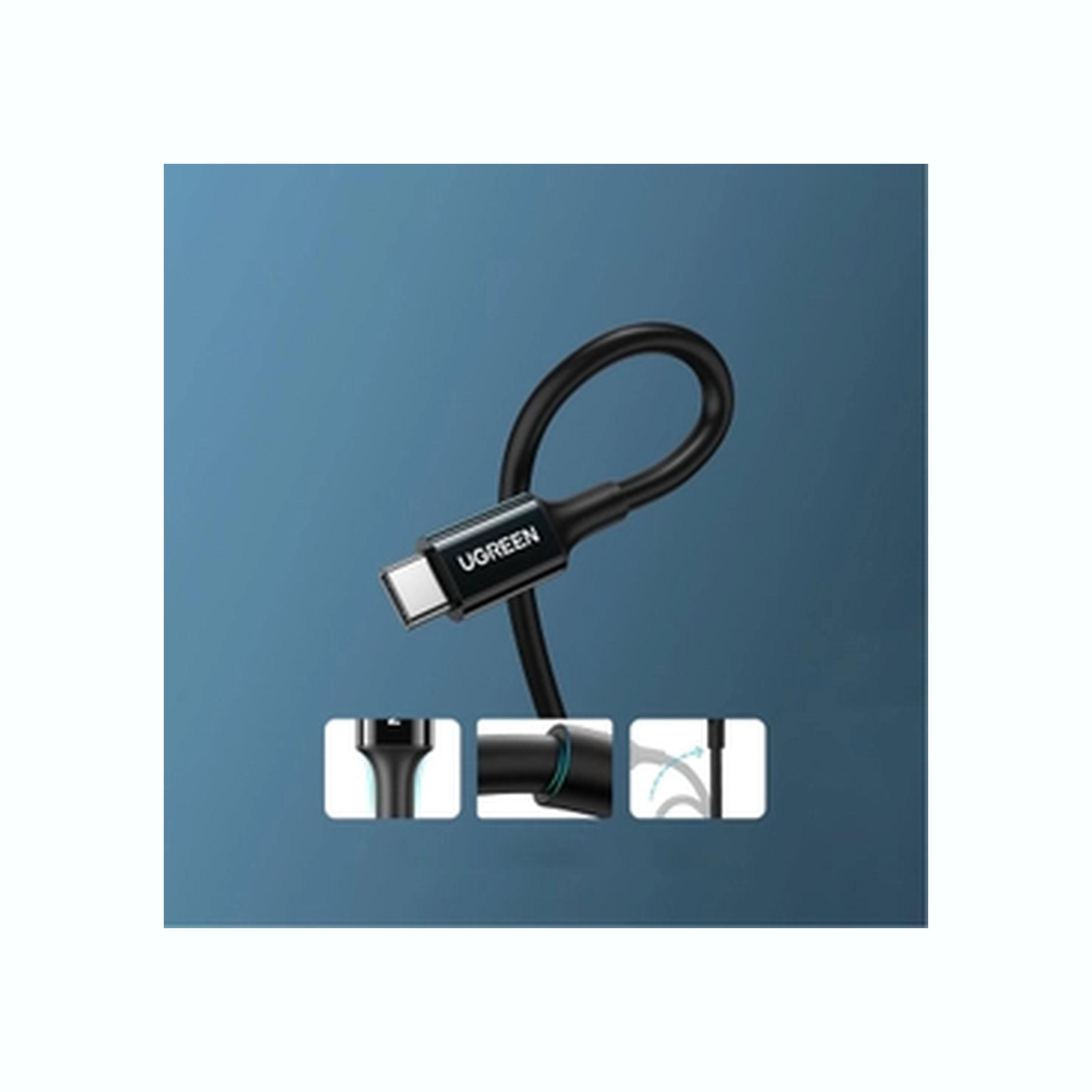 Ugreen Cable Fast Charging Braided USB-C to USB-C 5A 2m 100W - Black-electronics-accessories-mobileaccesories-image-4